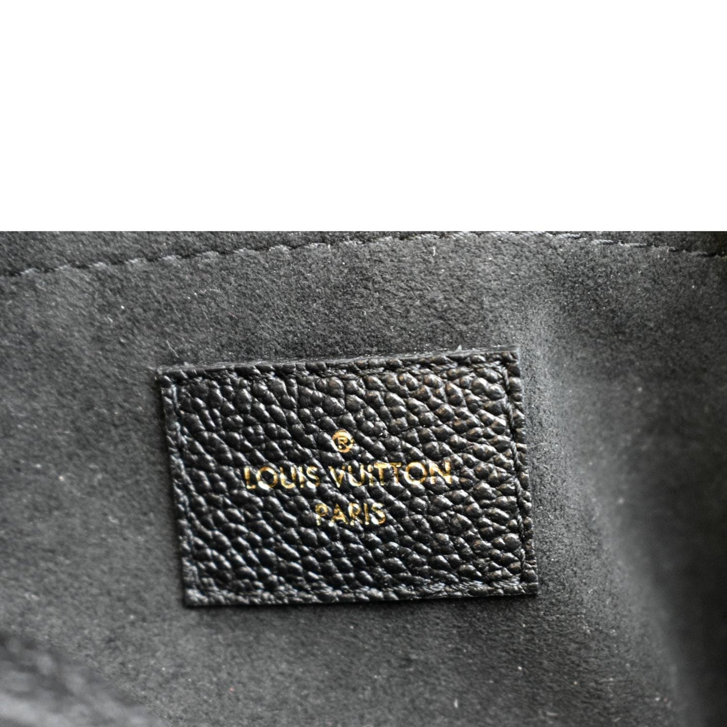 LOUIS VUITTON Giant Speedy 20 Bandouliere Empreinte Shoulder Bag Black