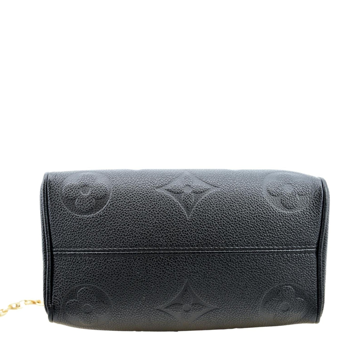 LOUIS VUITTON Giant Speedy 20 Bandouliere Empreinte Shoulder Bag Black