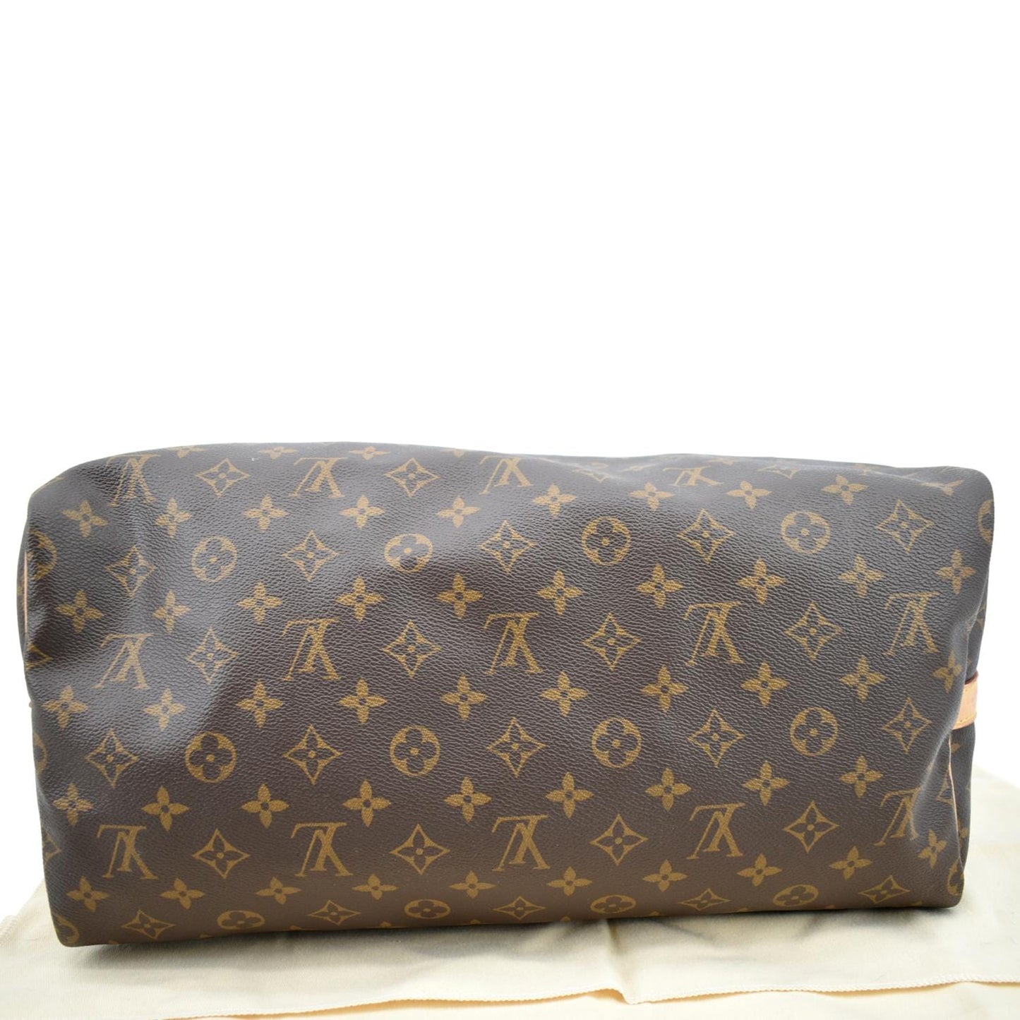 LOUIS VUITTON Speedy 40 Bandouliere Monogram Canvas Shoulder Bag Brown