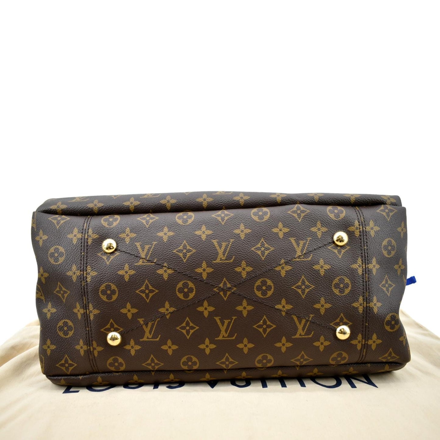 LOUIS VUITTON Artsy MM Monogram Canvas Hobo Bag Brown