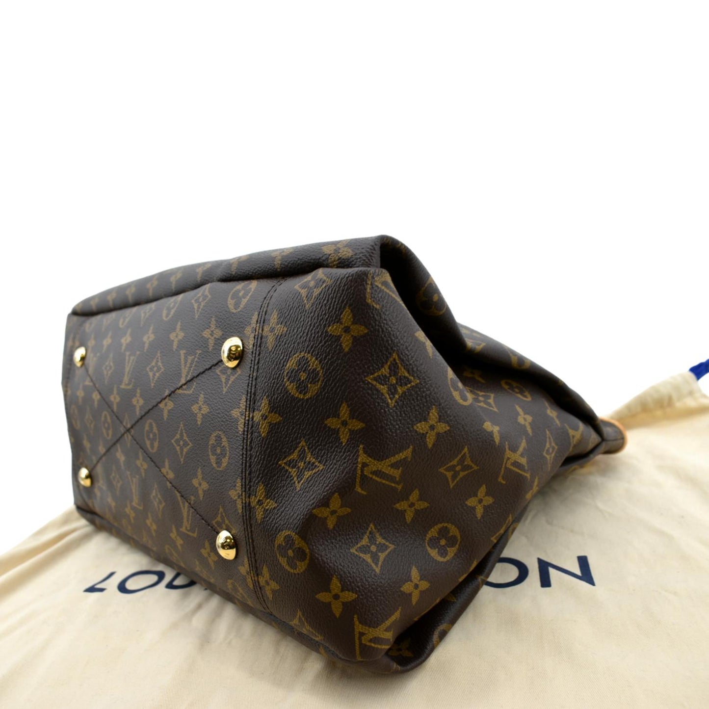 LOUIS VUITTON Artsy MM Monogram Canvas Hobo Bag Brown