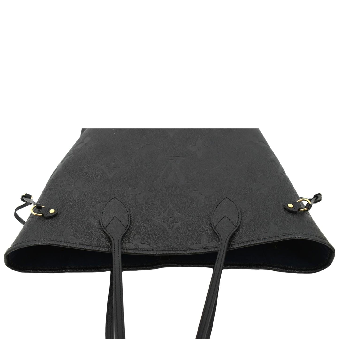 LOUIS VUITTON Neverfull MM Monogram Empreinte Tote Bag Black