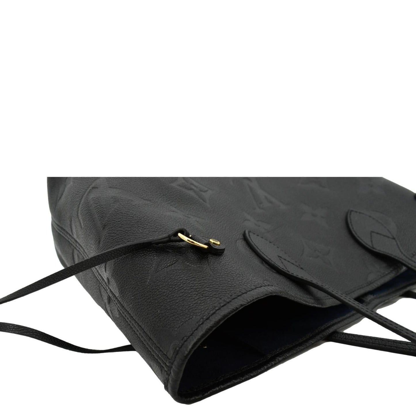 LOUIS VUITTON Neverfull MM Monogram Empreinte Tote Bag Black
