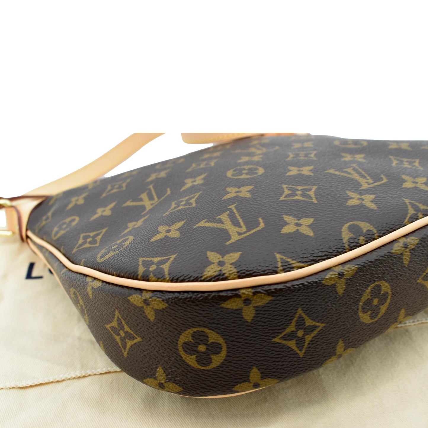 LOUIS VUITTON Odeon PM Monogram Canvas Crossbody Bag Brown