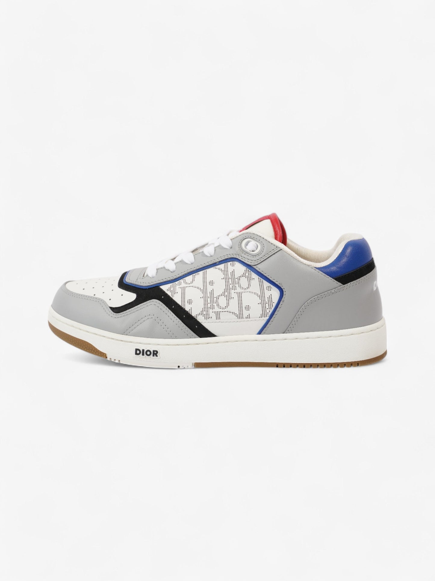 Christian Dior B27 White / Blue / Red Calfskin Leather EU 41.5 UK 7.5