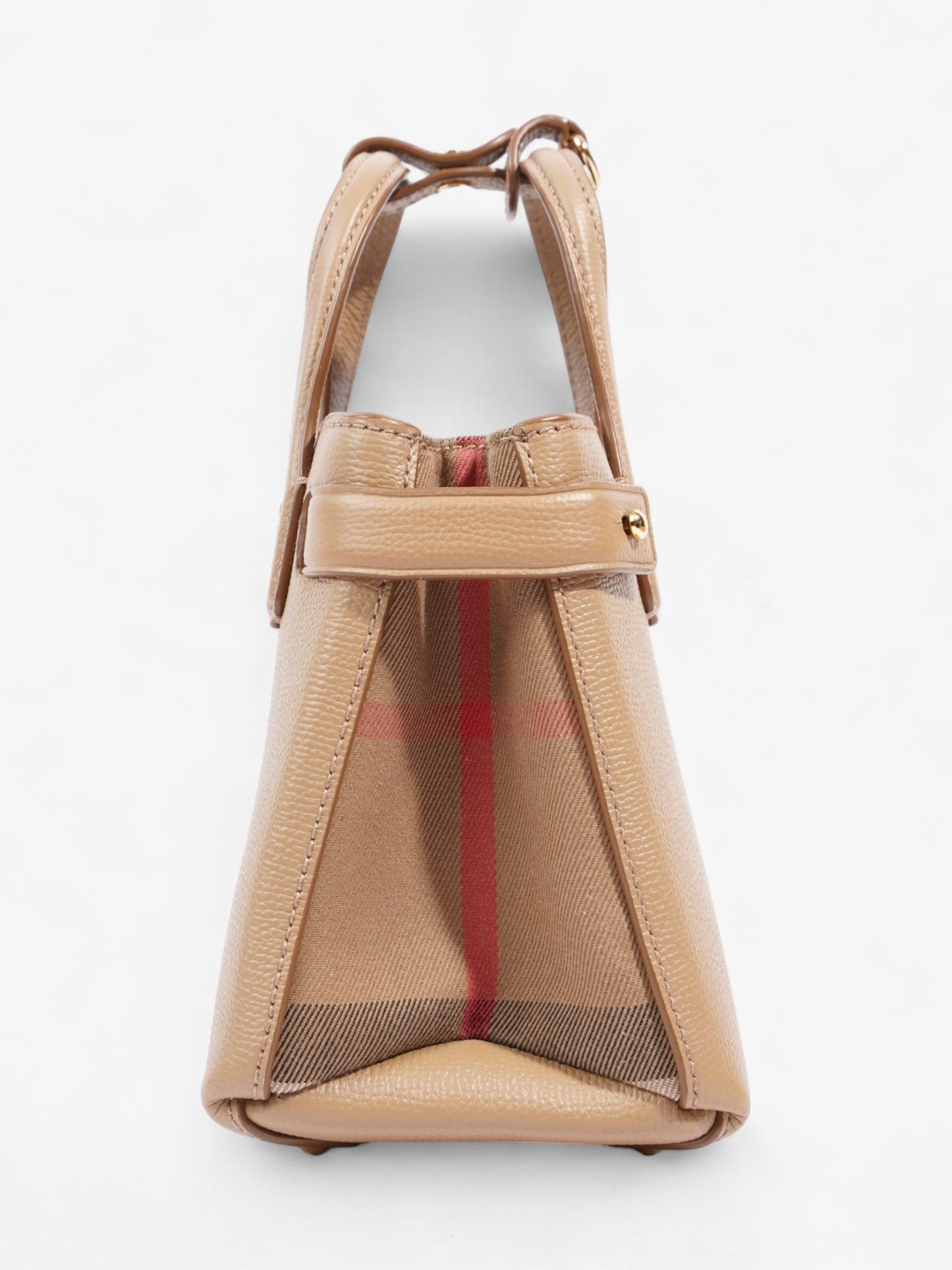 Burberry Baby Banner Camel Leather