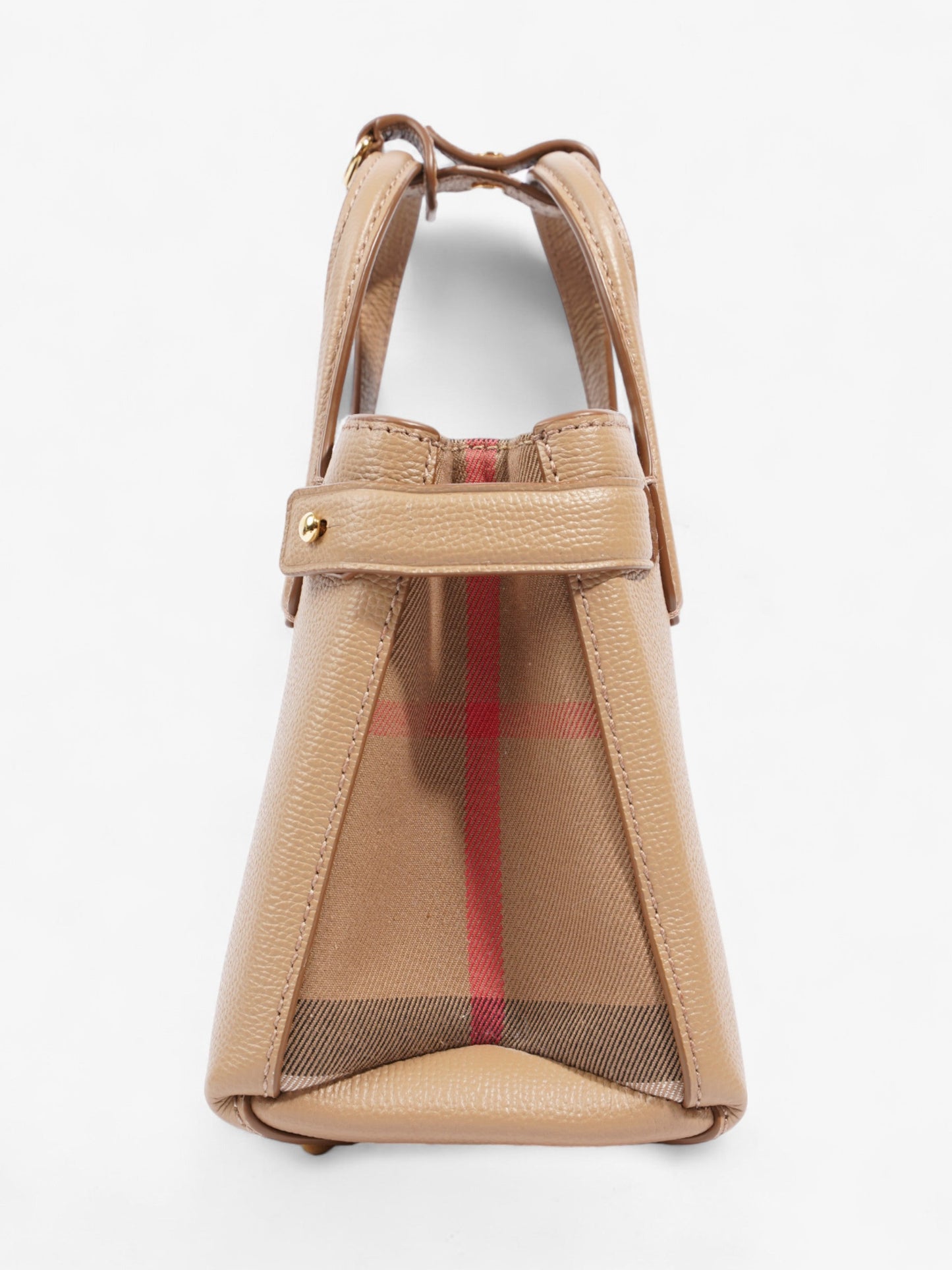 Burberry Baby Banner Camel Leather