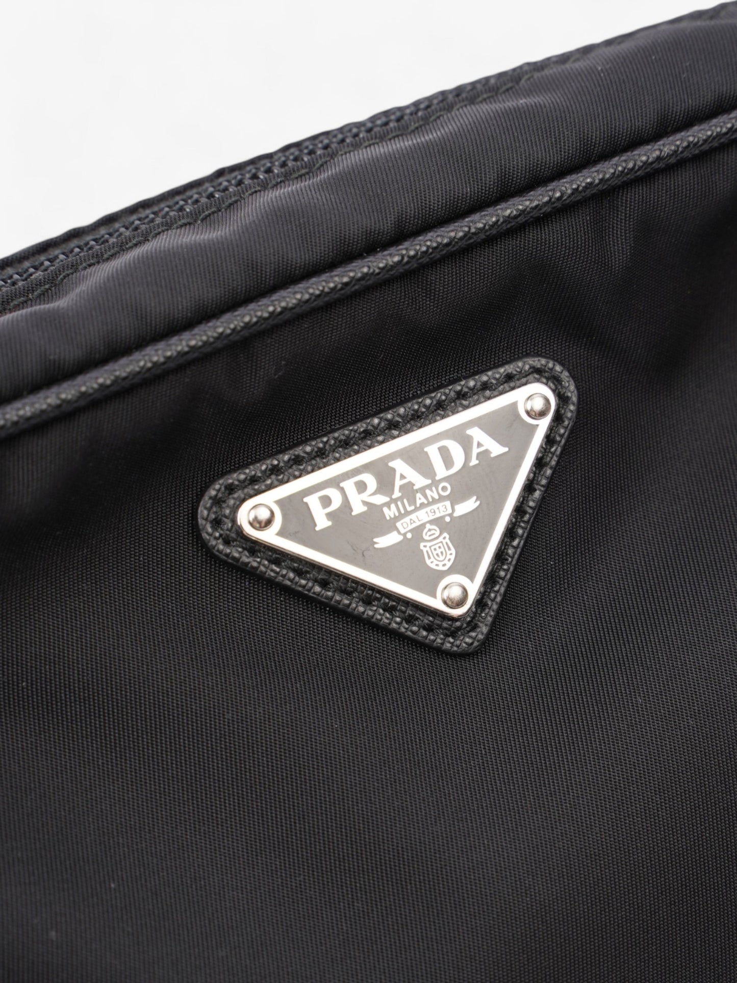 Prada Pouch Black Re Nylon