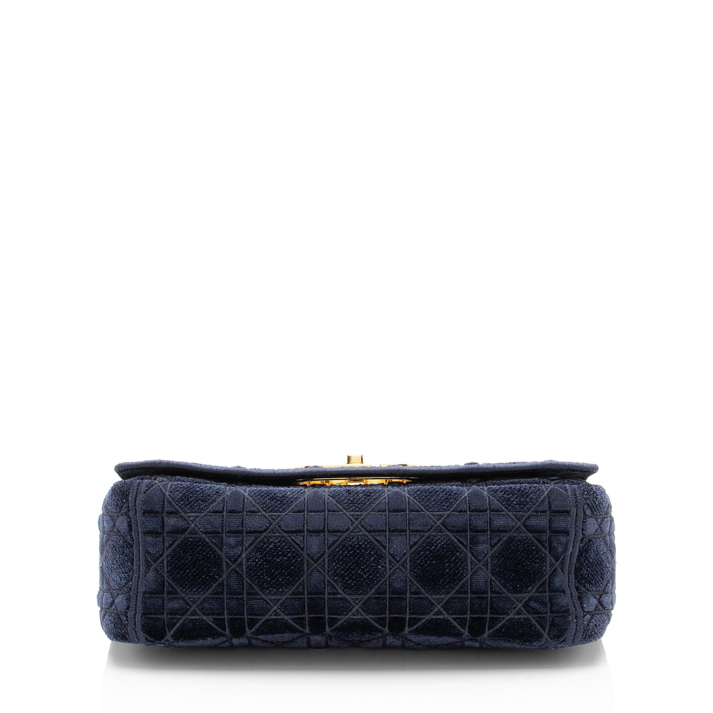 Dior Velvet Cannage Caro Medium Shoulder Bag