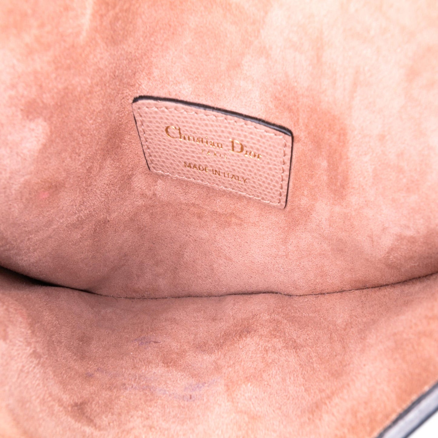Dior Grained Calfskin Saddle Belt Bag