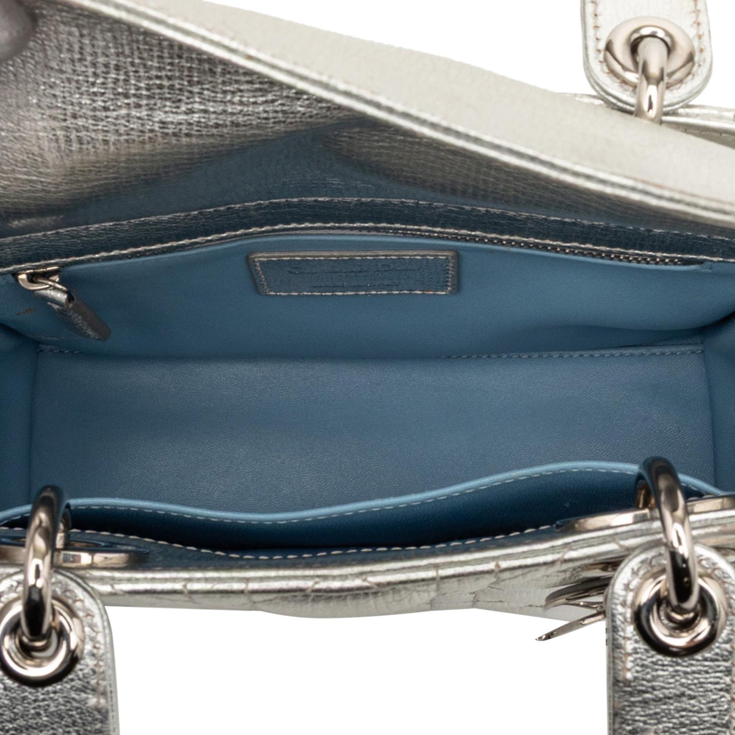 Dior Small Metallic Grained Calfskin Cannage My ABCDior Lady Dior