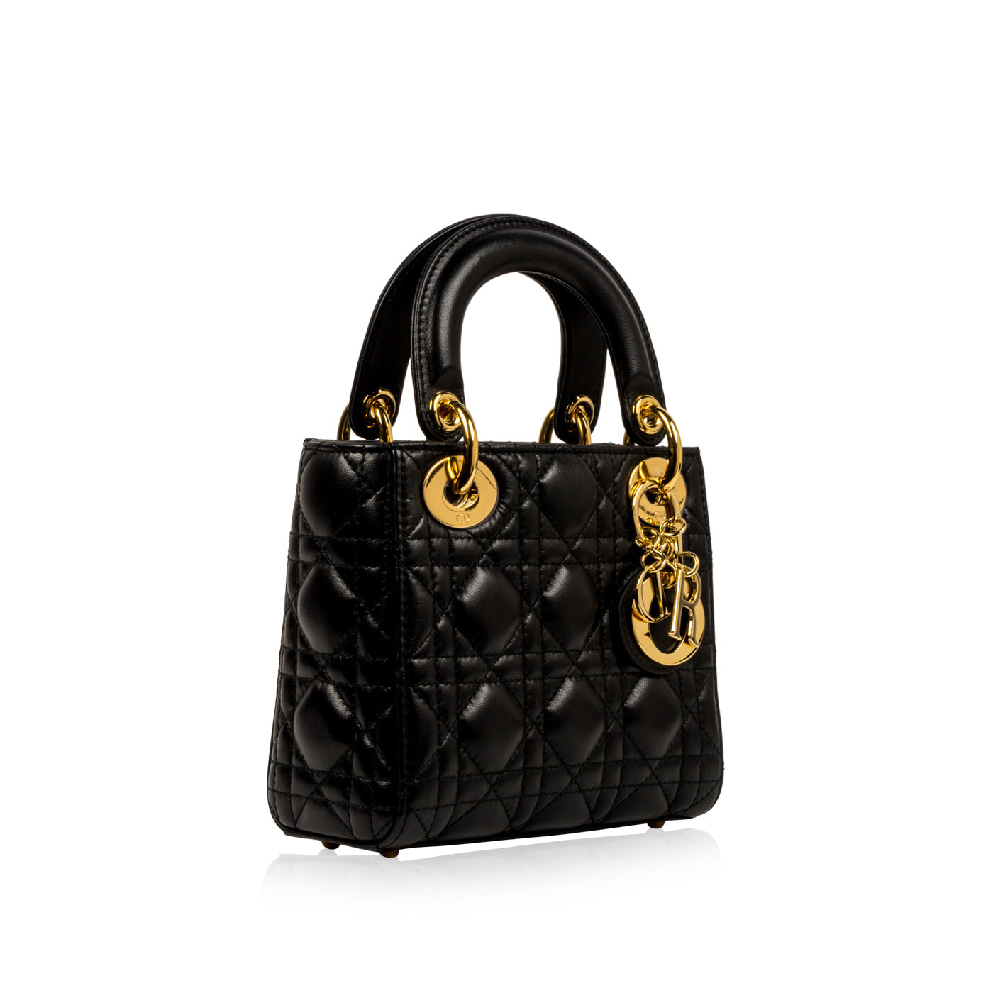 Christian Dior Lady Dior - Mini - Black Lambskin