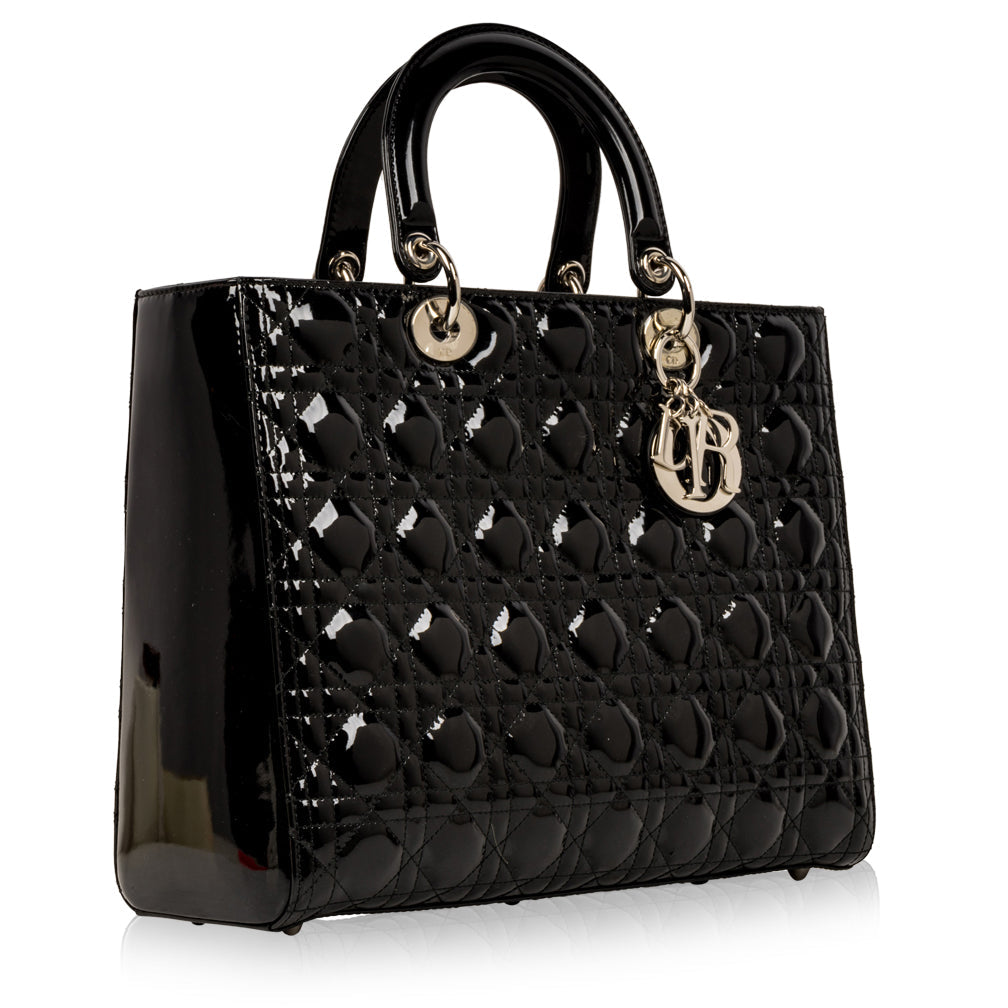 Christian Dior Lady Dior Leather - Patent