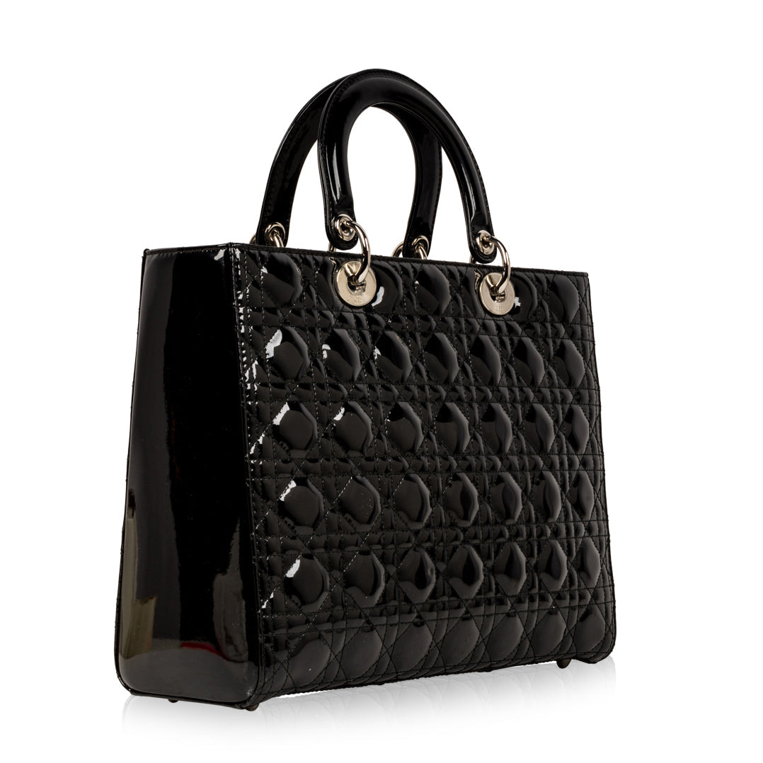Christian Dior Lady Dior Leather - Patent