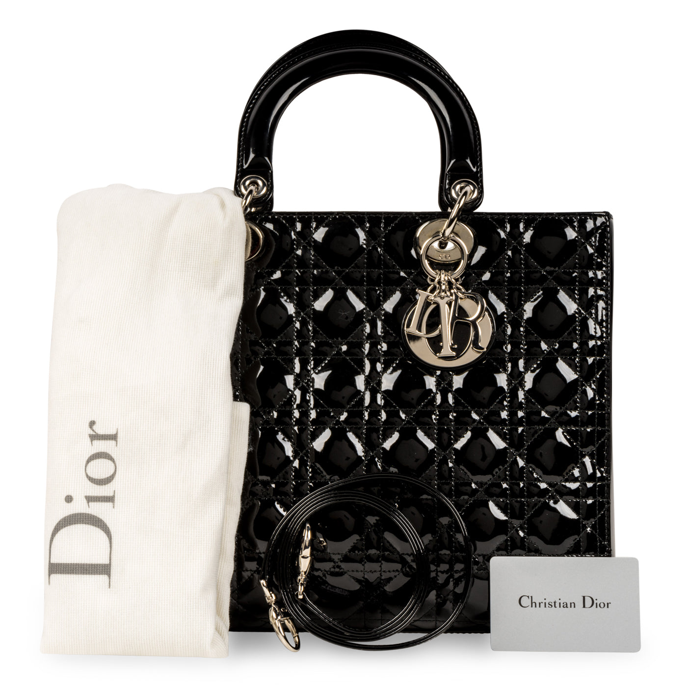 Christian Dior Lady Dior Leather - Patent