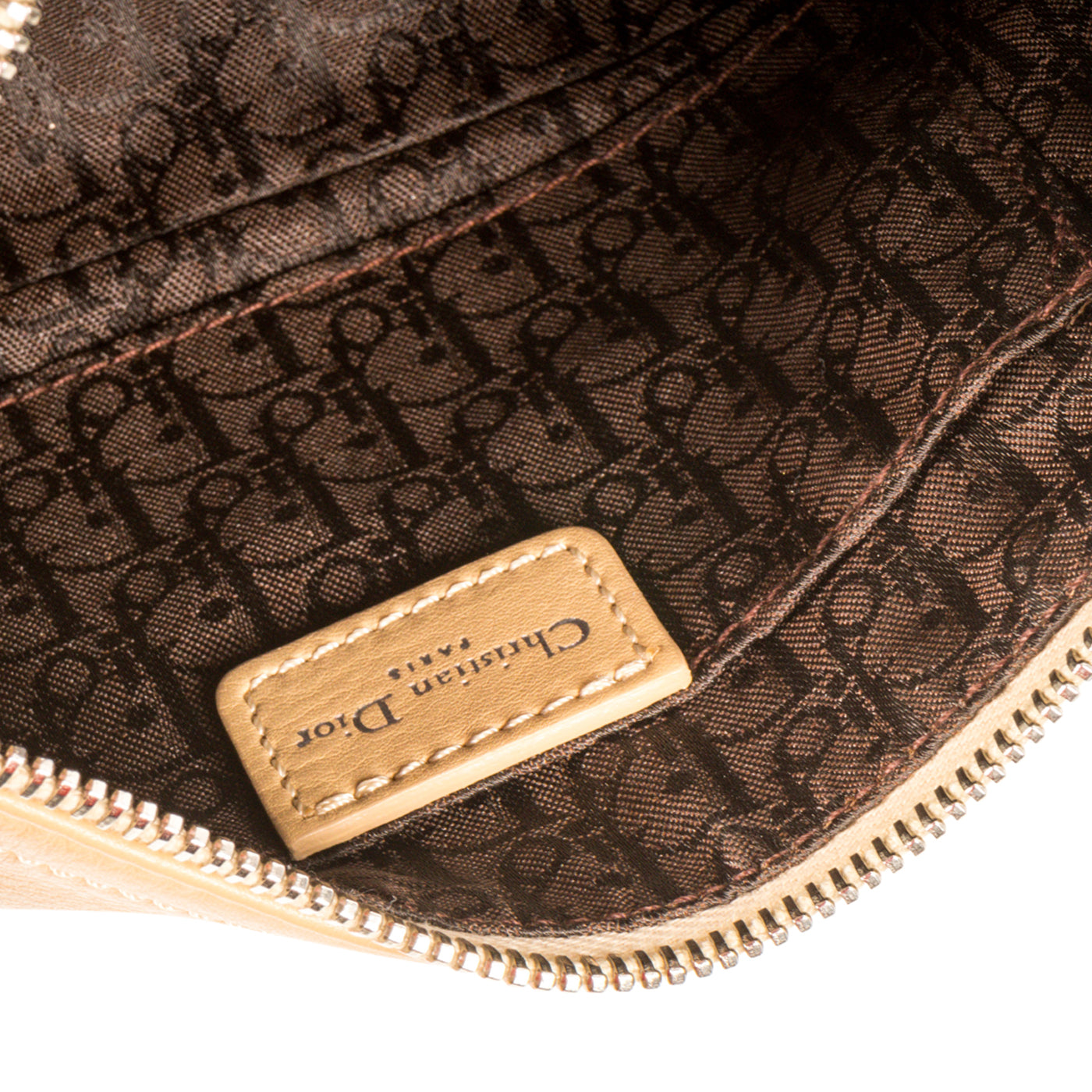 Christian Dior Vintage Beige Shoulder Bag