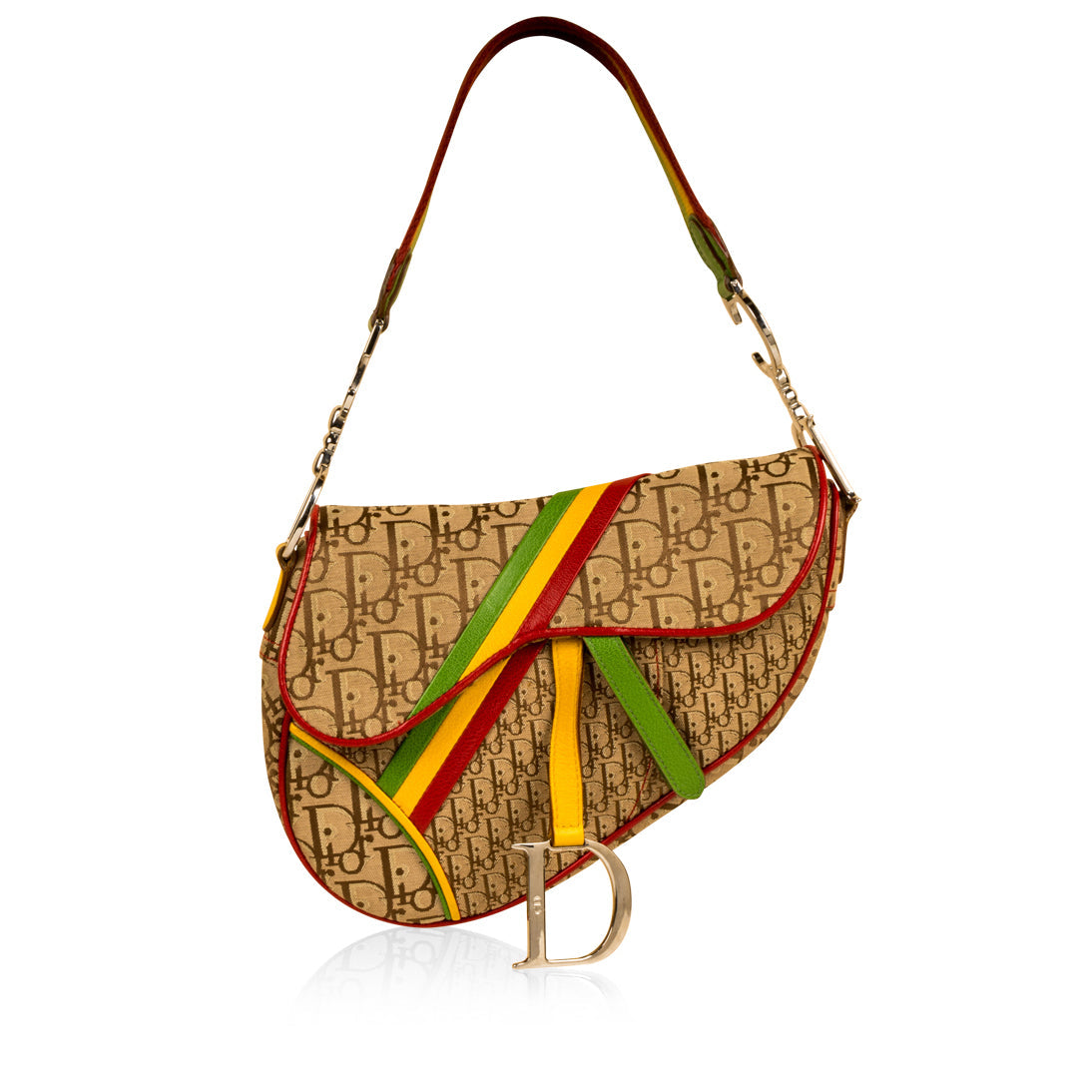 Christian Dior Rasta Saddle Bag - Vintage