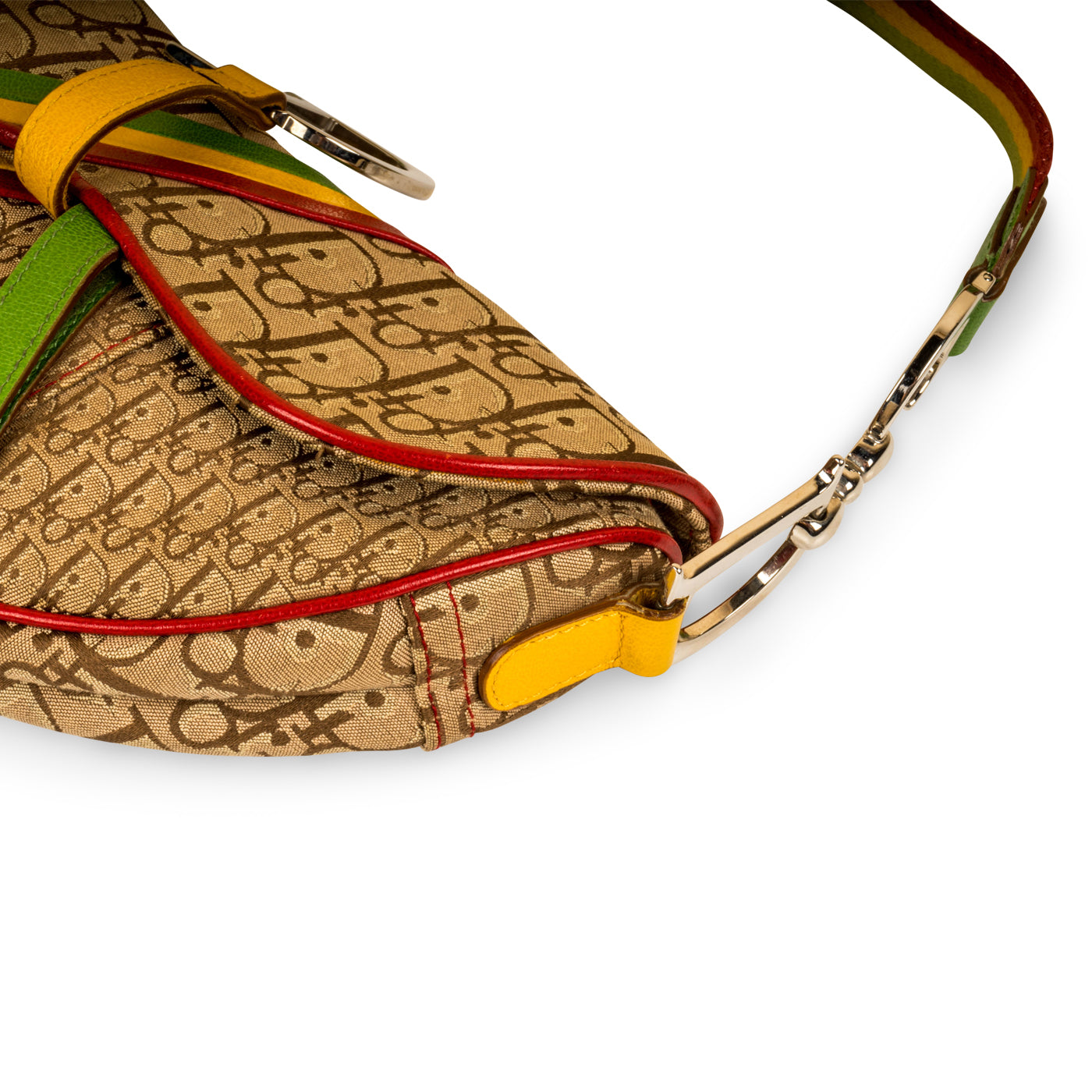 Christian Dior Rasta Saddle Bag - Vintage