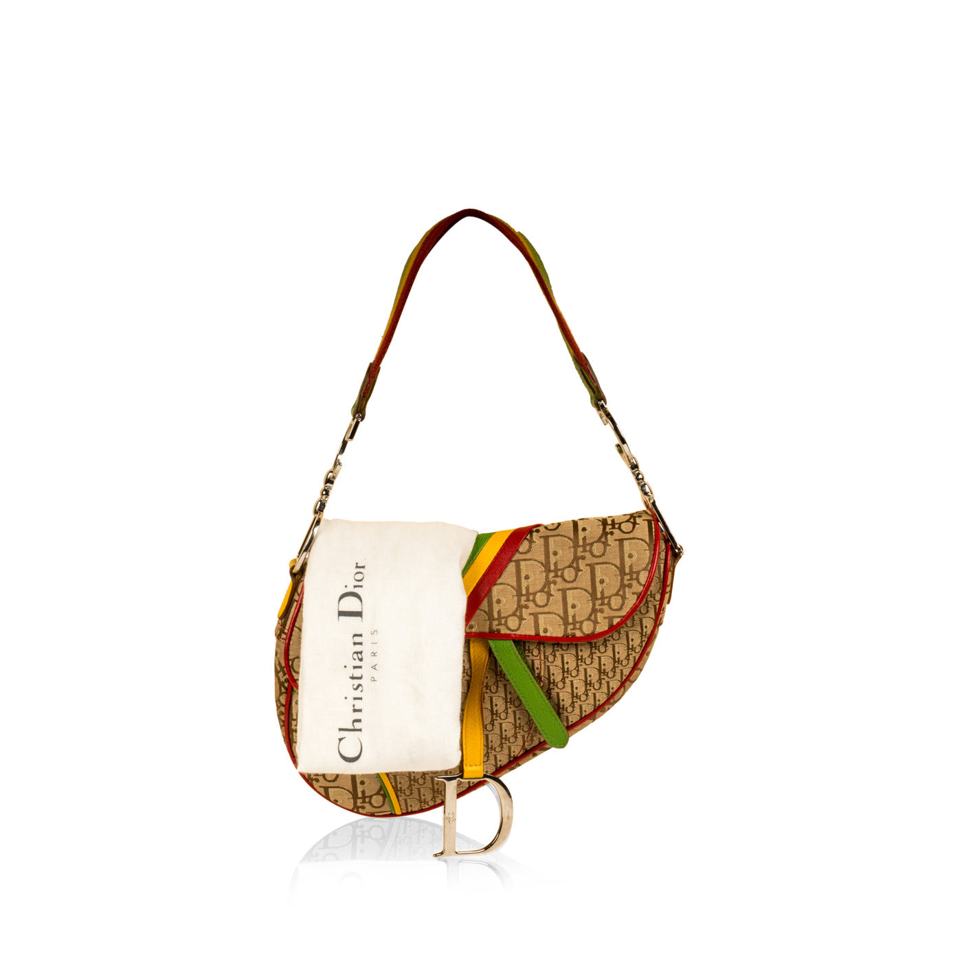 Christian Dior Rasta Saddle Bag - Vintage
