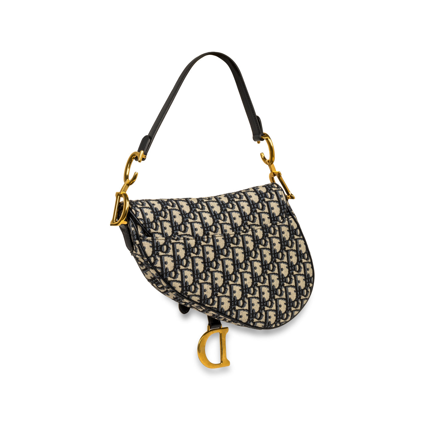 Christian Dior Saddle Bag - Oblique Canvas