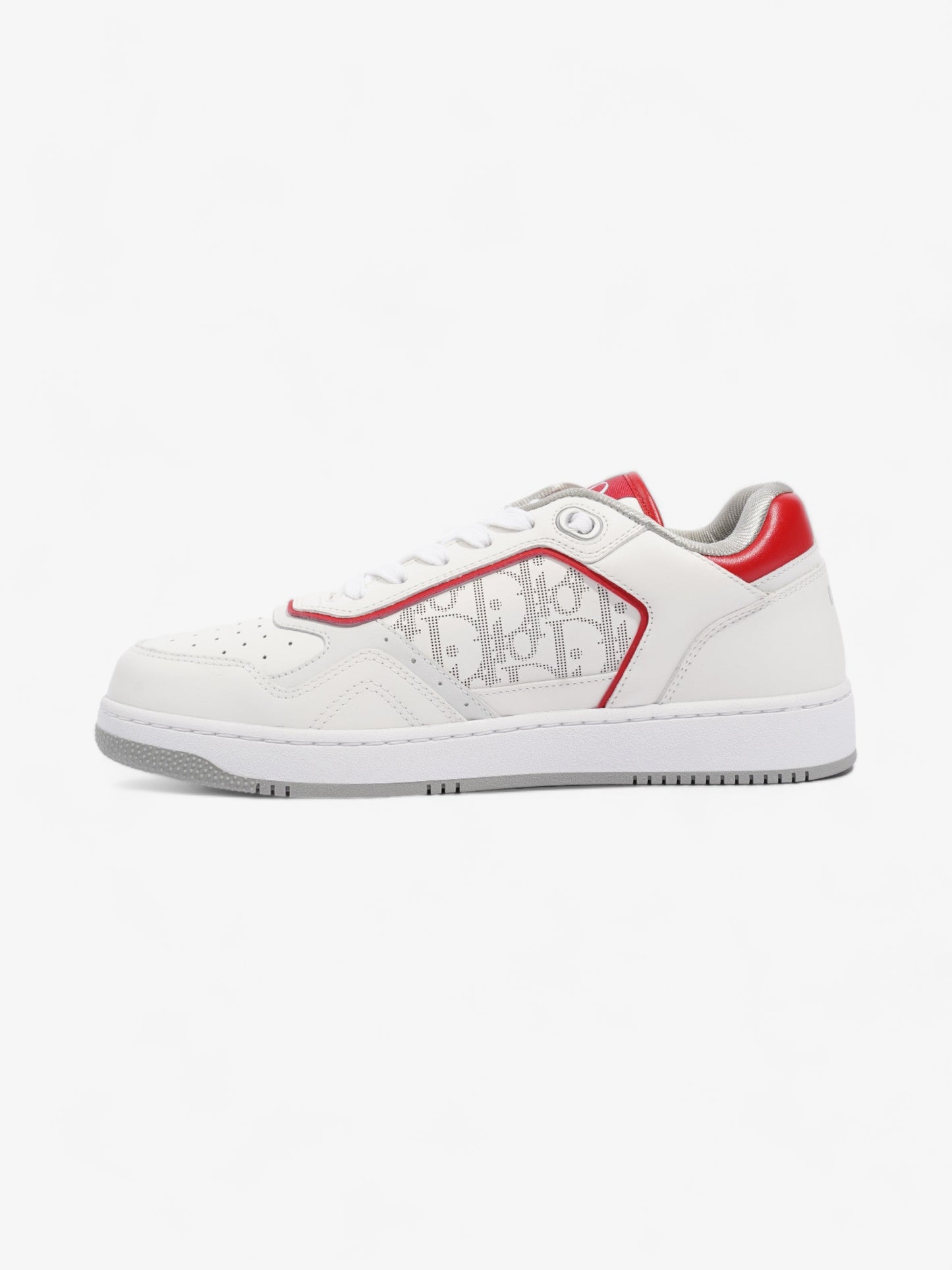 Christian Dior B27 Low Top Sneaker White / Red Leather EU 42 UK 8