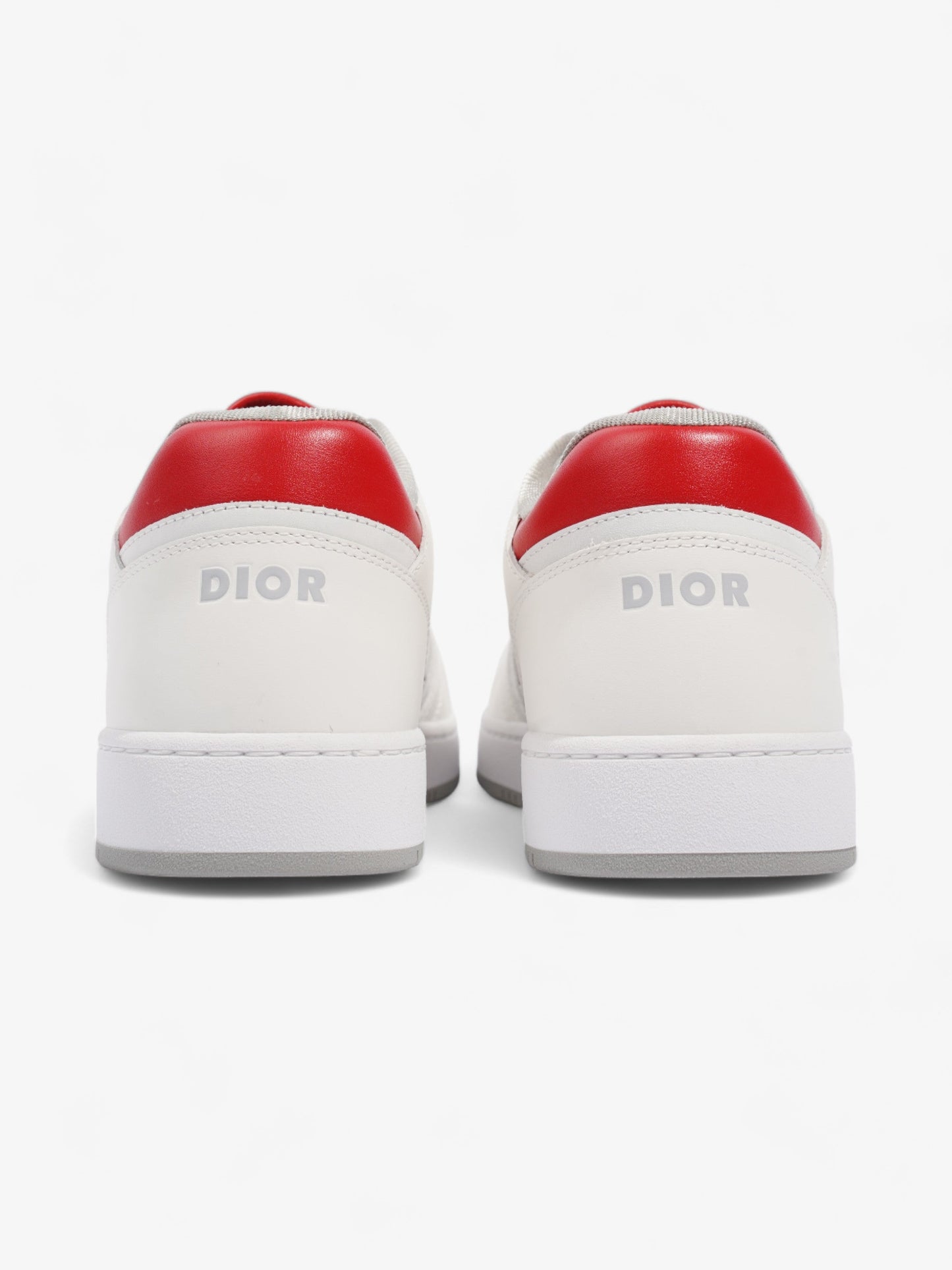 Christian Dior B27 Low Top Sneaker White / Red Leather EU 42 UK 8