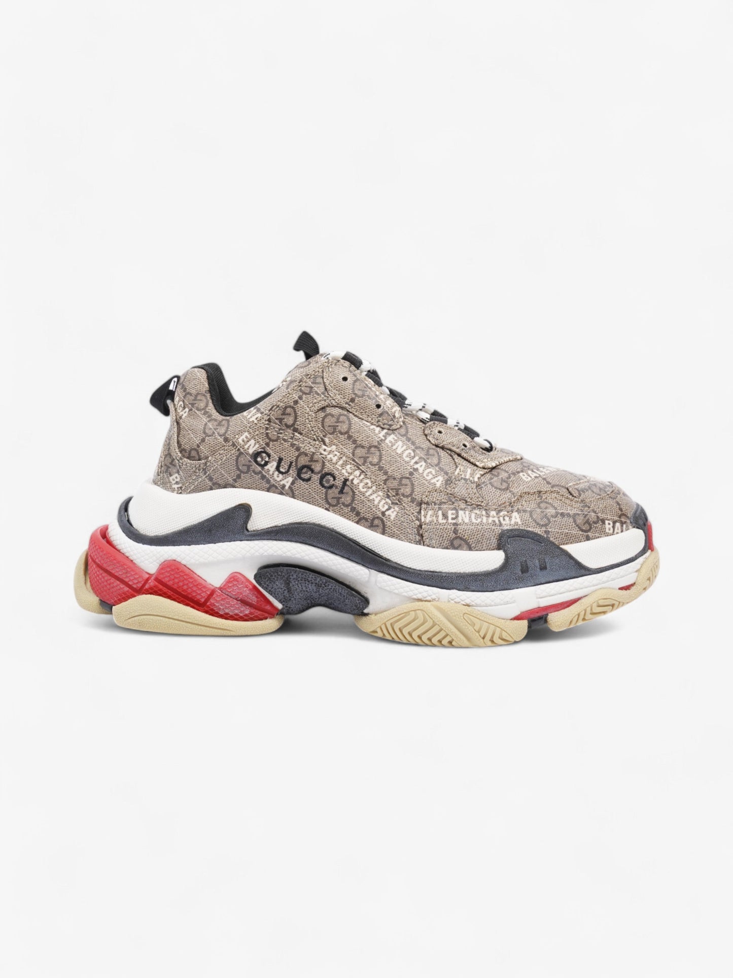 Balenciaga Gucci x Balenciaga Triple s Beige / White / Black Canvas EU 38 UK 5