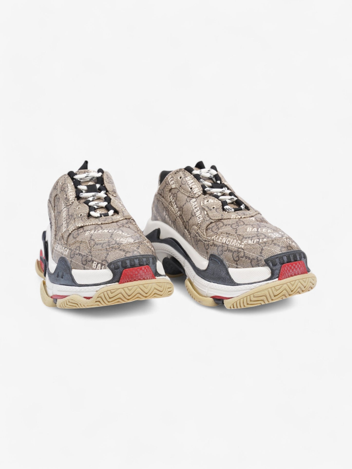 Balenciaga Gucci x Balenciaga Triple s Beige / White / Black Canvas EU 38 UK 5