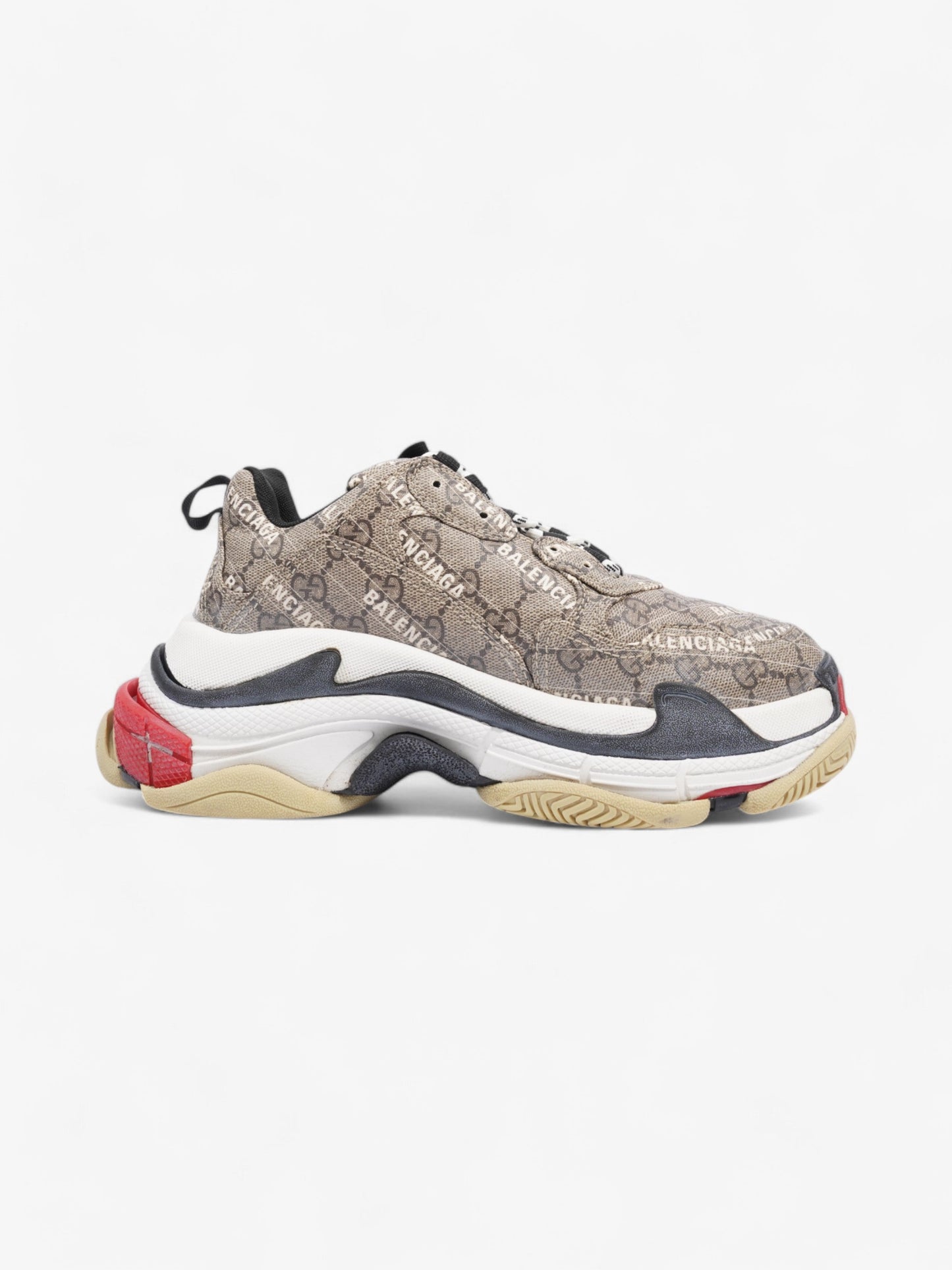 Balenciaga Gucci x Balenciaga Triple s Beige / White / Black Canvas EU 38 UK 5