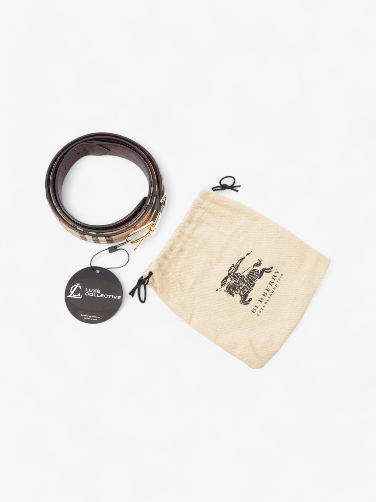 Burberry Belt Burberry Check 100cm 40"