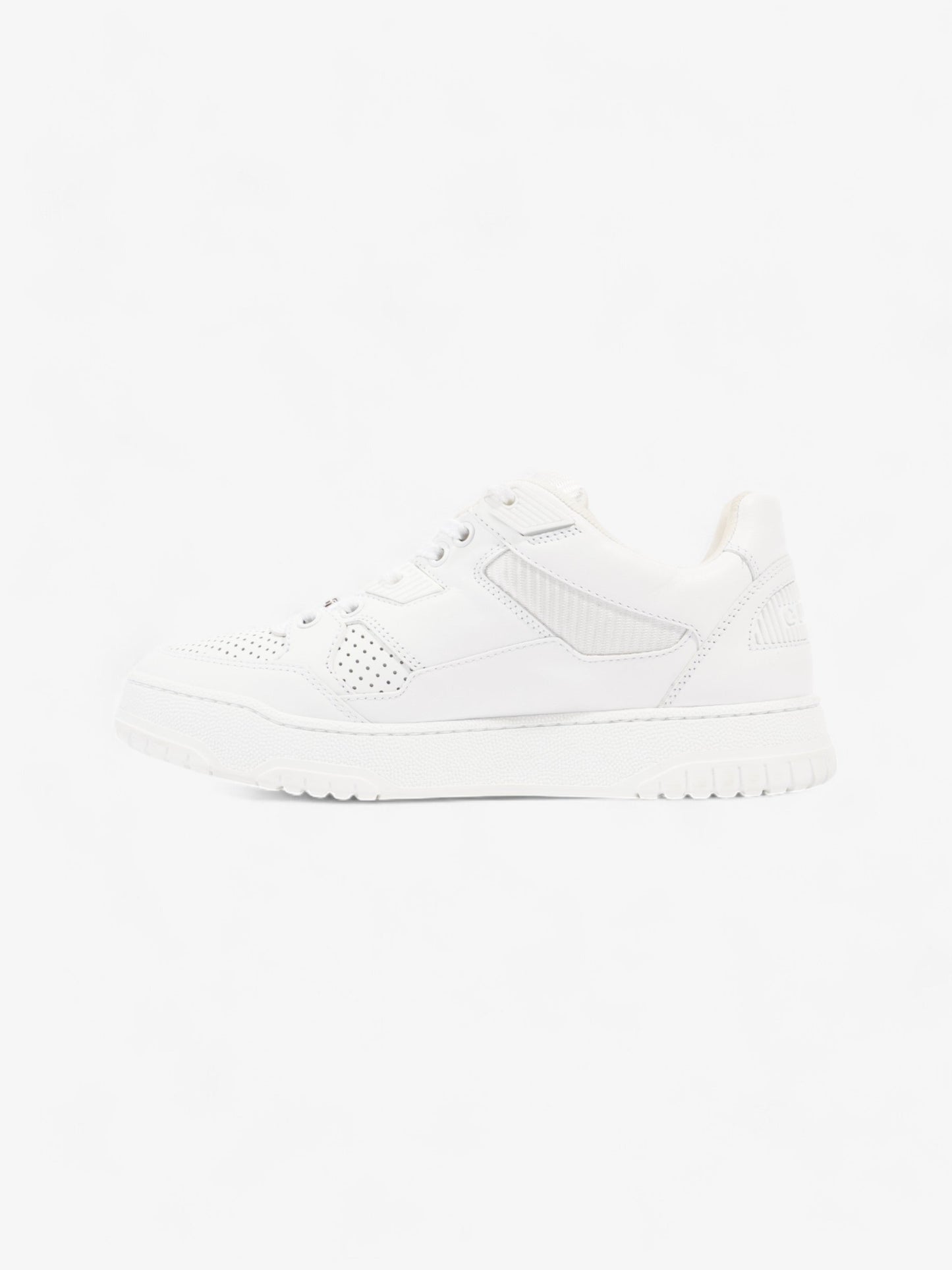Gucci Interlocking GG Sneakers White Leather EU 37.5 UK 4.5