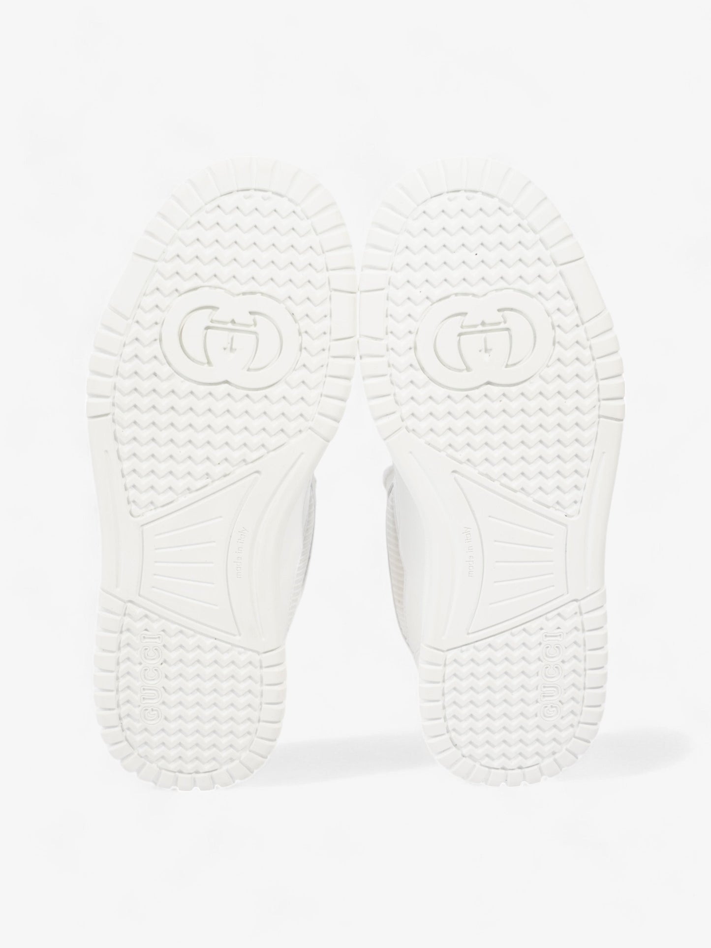 Gucci Interlocking GG Sneakers White Leather EU 37.5 UK 4.5