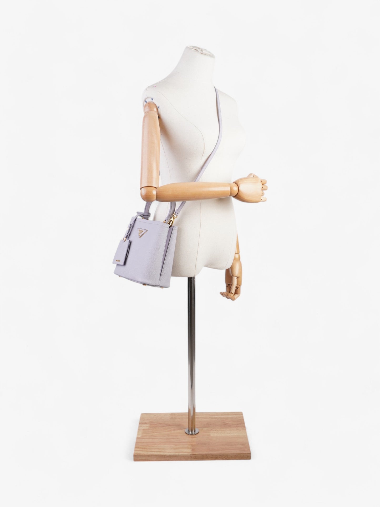 Prada Panier Lilac Saffiano Leather Small