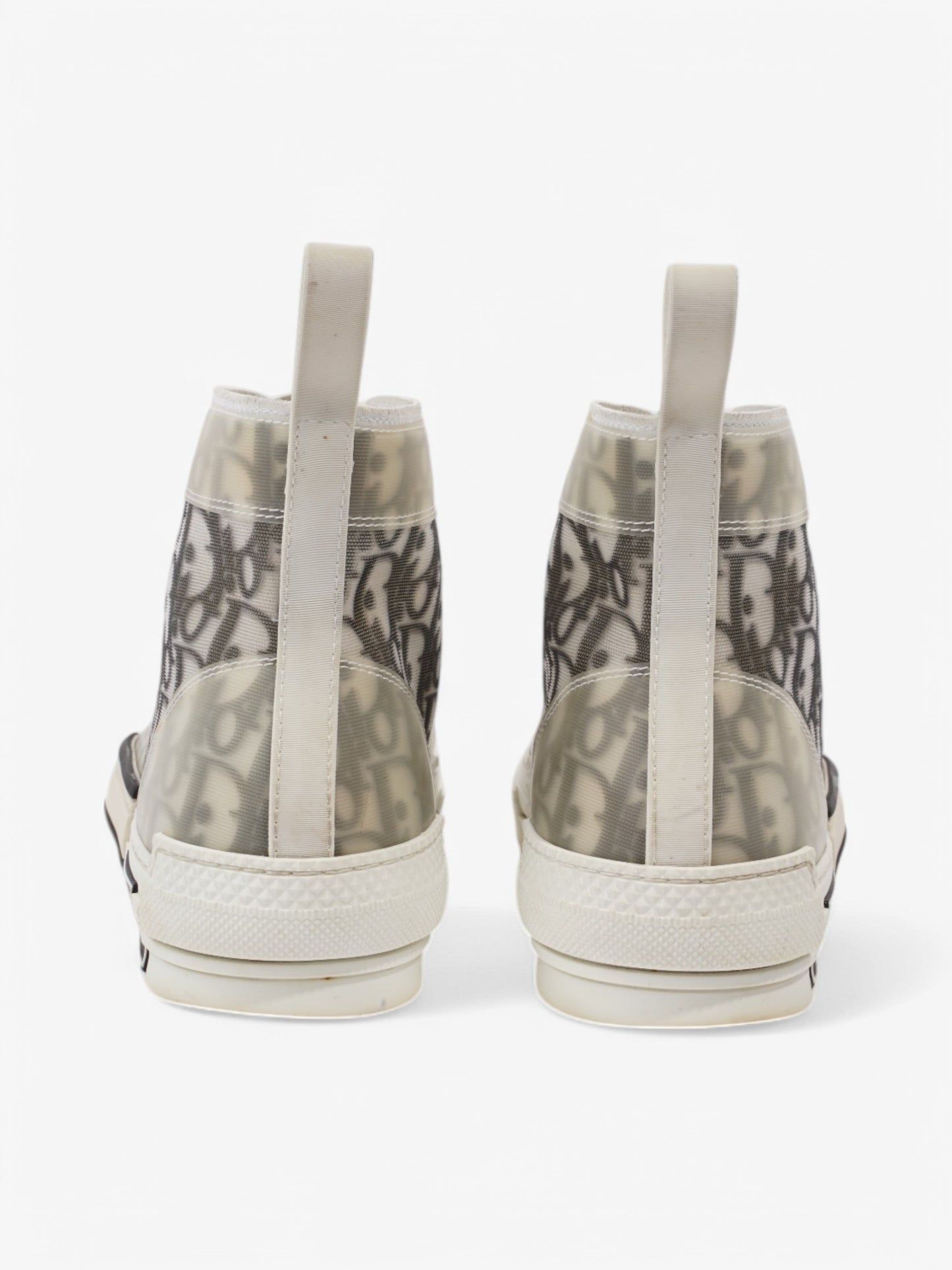 Christian Dior B23 High-tops White / Grey Oblique Mesh EU 40 UK 6