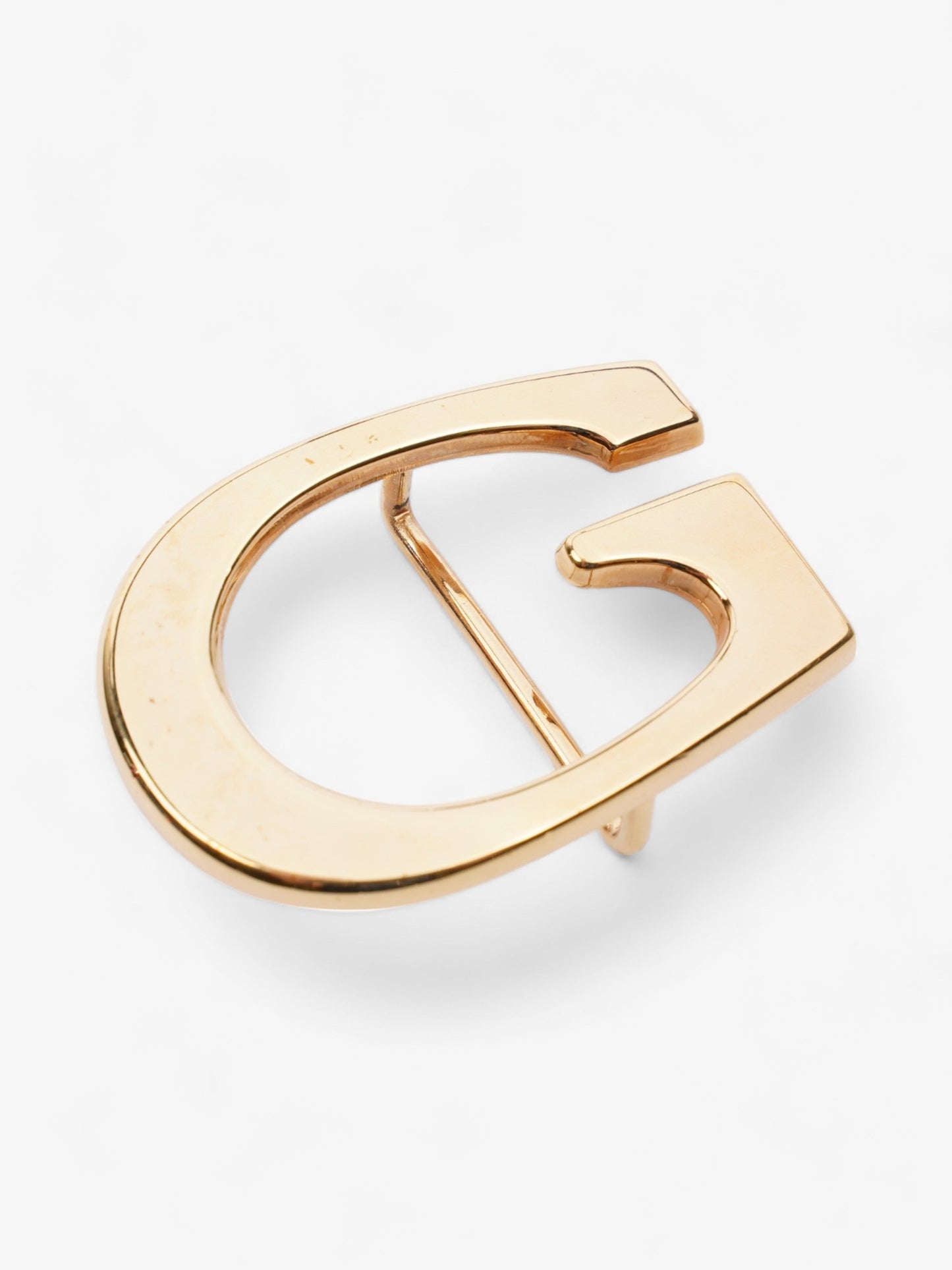 Gucci G Buckle Belt Black Leather 65cm / 26"