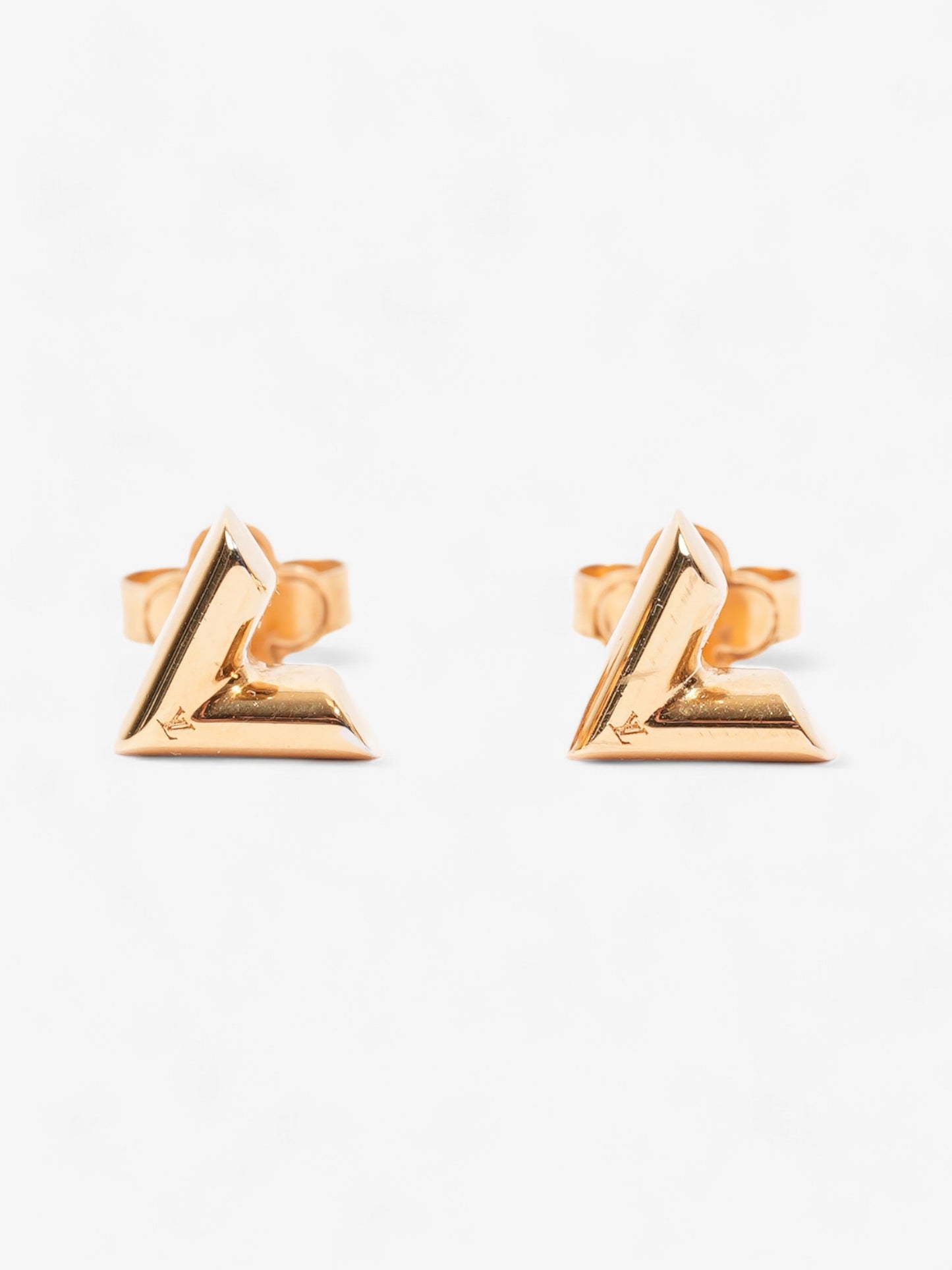 Louis Vuitton LV Earrings Gold Base Metal