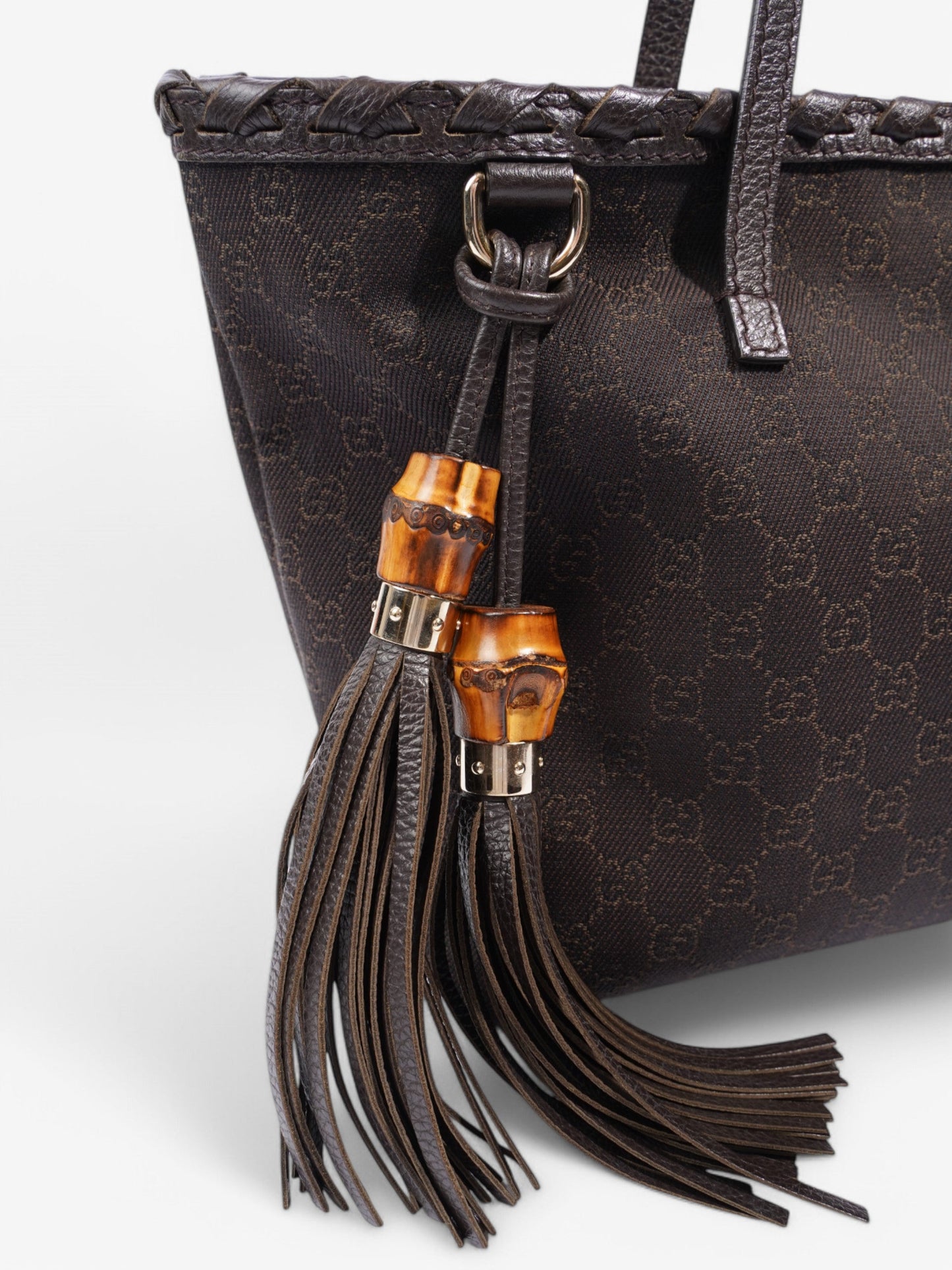Gucci GG Tassel Tote GG Supreme / Brown Denim