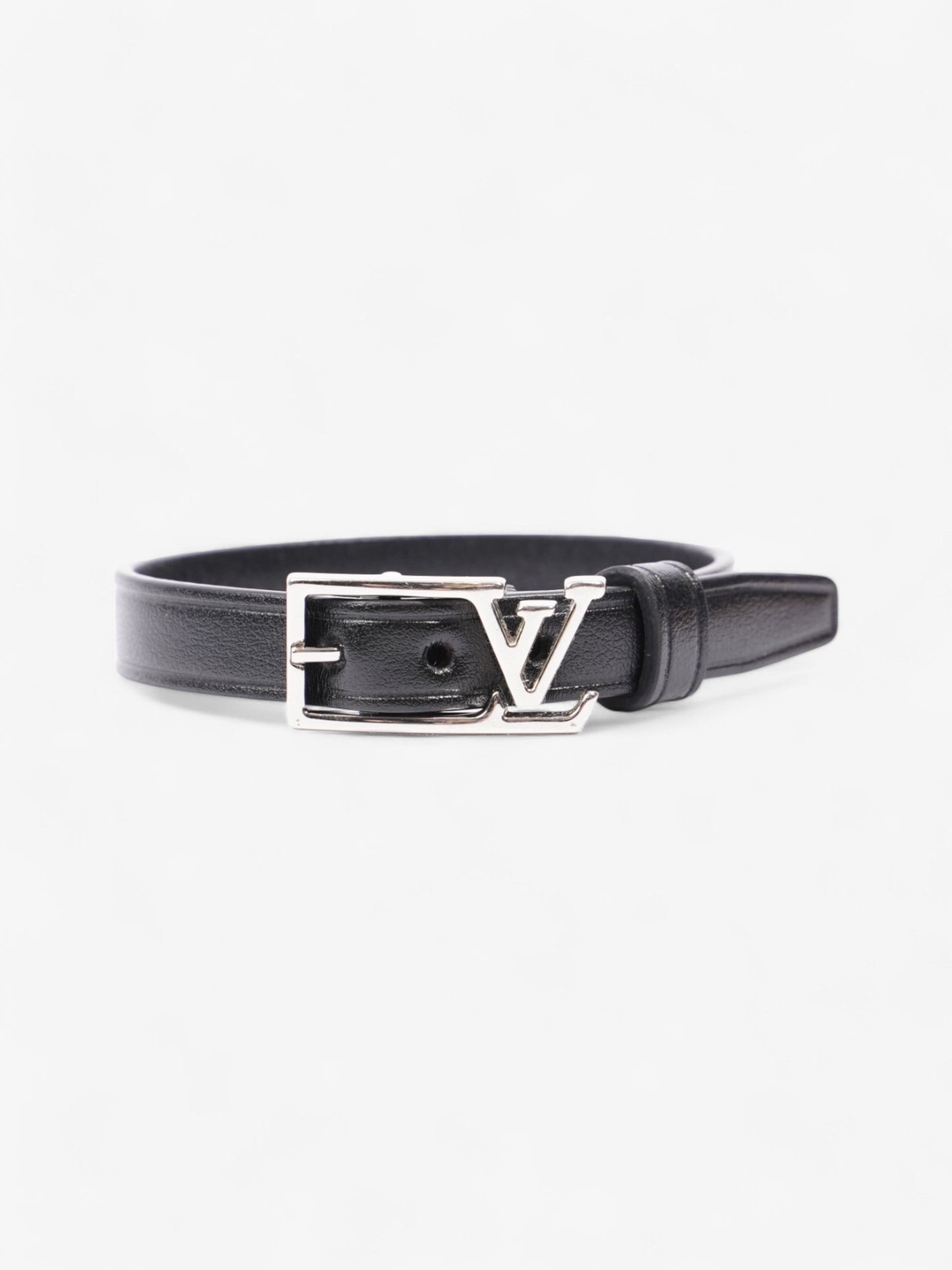 Louis Vuitton Skyline Bracelet Black Leather 19