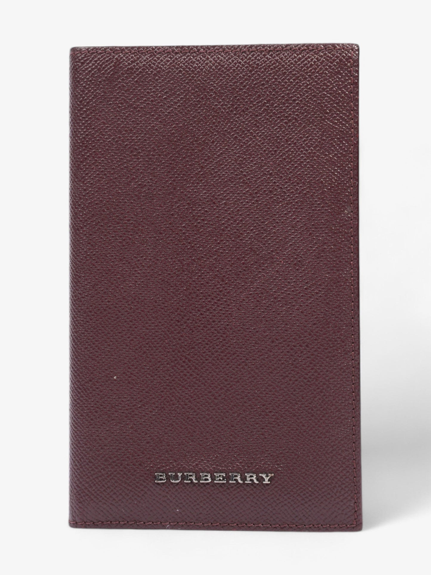 Burberry Bi-Fold Long Wallet Burgundy Leather