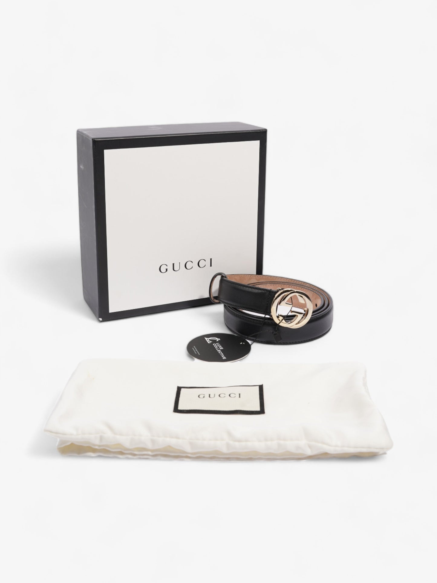 Gucci Blondie Belt Black Leather 85cm / 34"