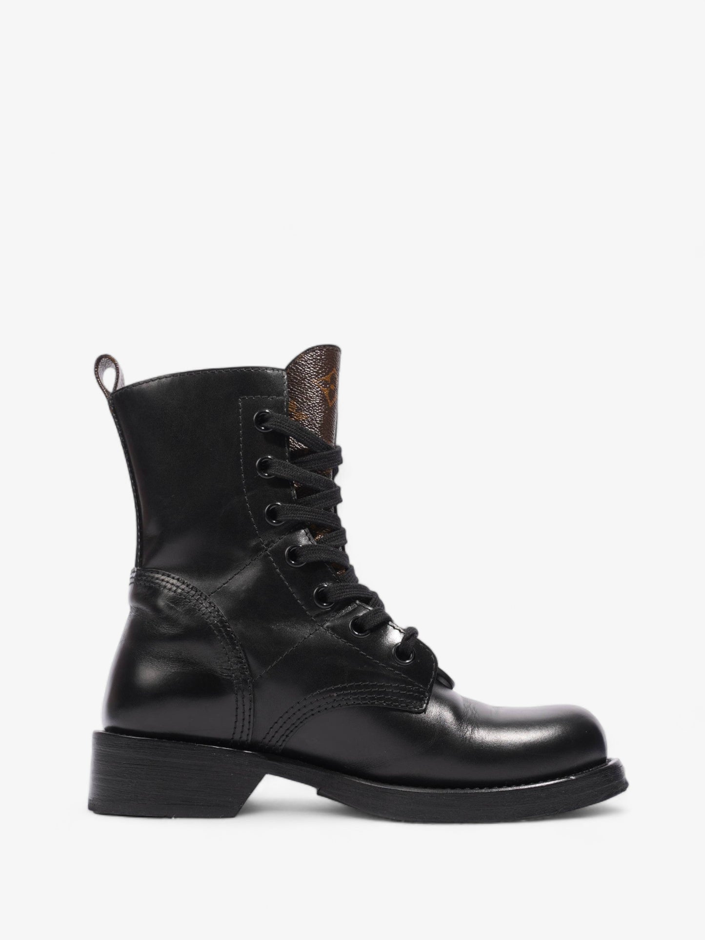Louis Vuitton Metropolis Flat Rangers Black / Monogram Leather EU 37.5 UK 4.5