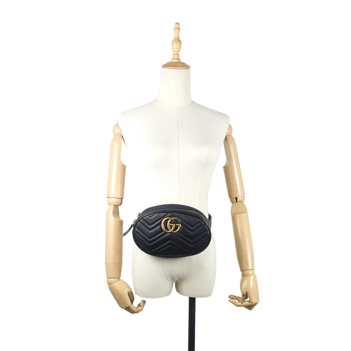 Gucci GG Marmont Calfskin Leather Belt Bag