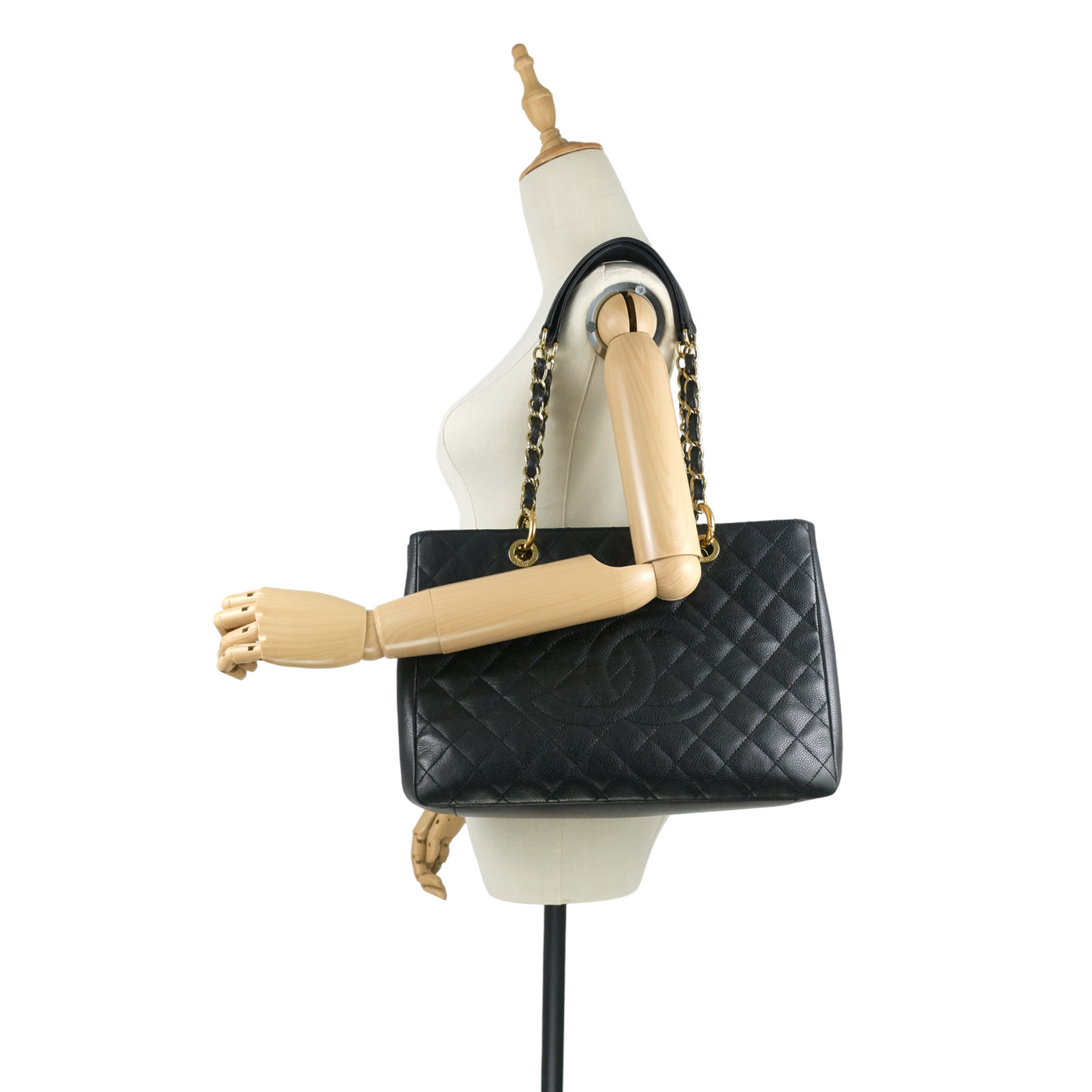 Chanel Grand Shopping Tote GST Caviar Leather Bag