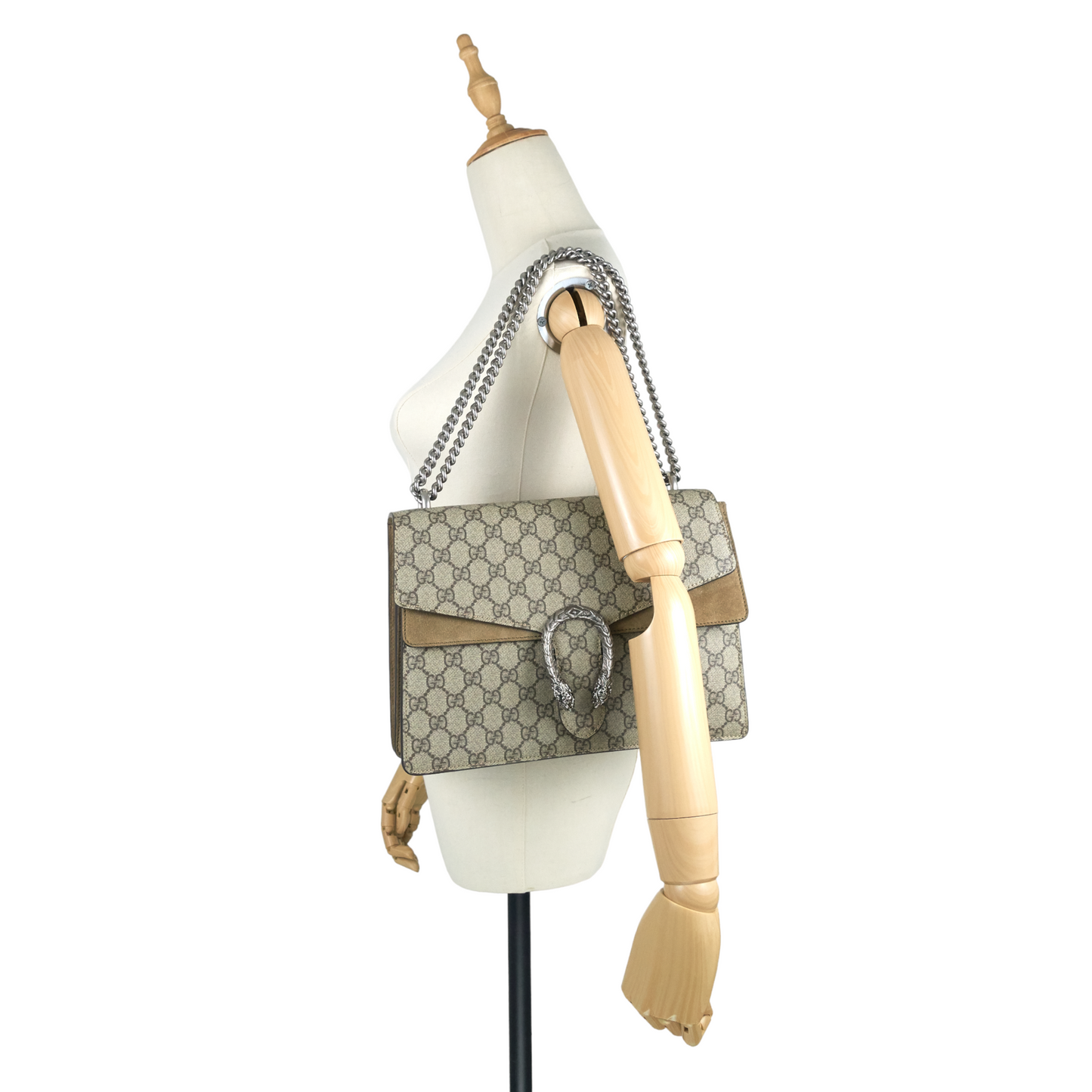 Gucci Dionysus Medium GG Supreme Monogram Canvas Bag