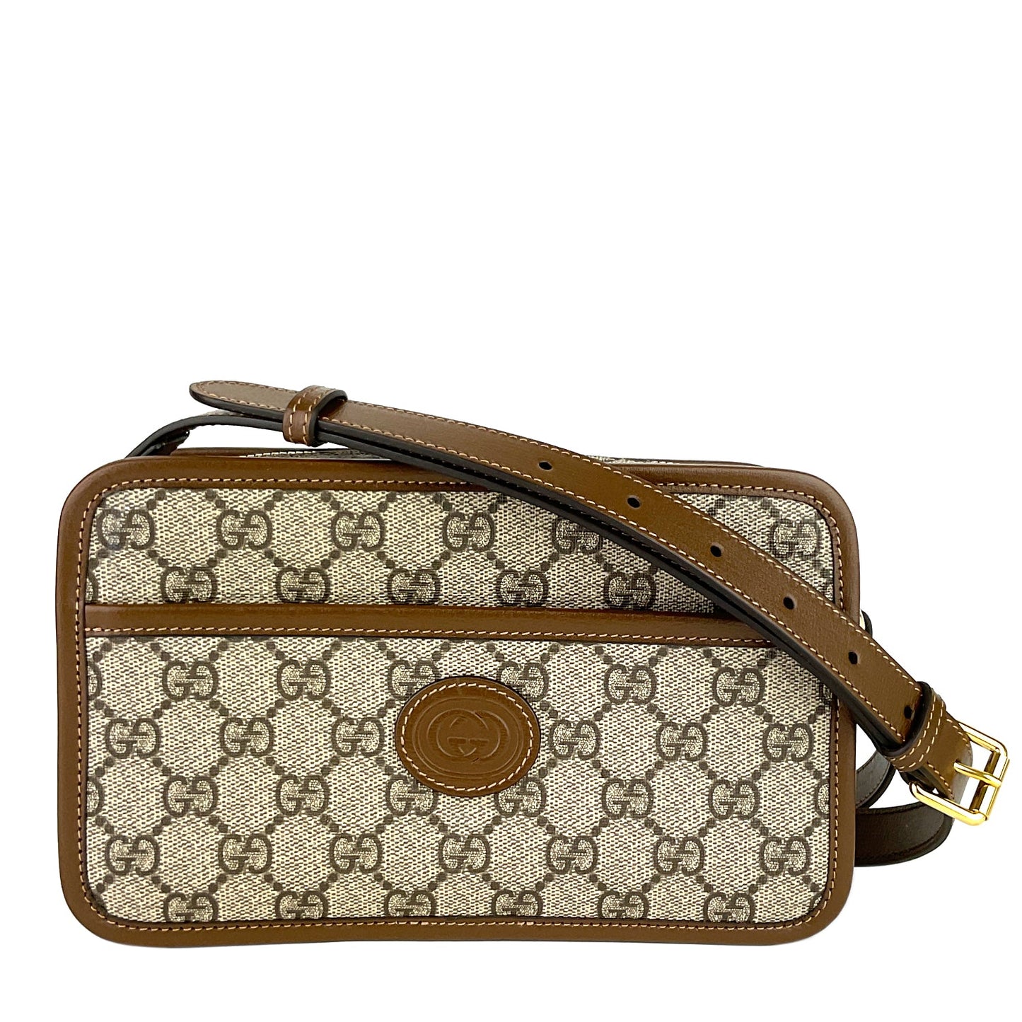 Gucci �Mini Bag with Interlocking G� Monogram Canvas Bag
