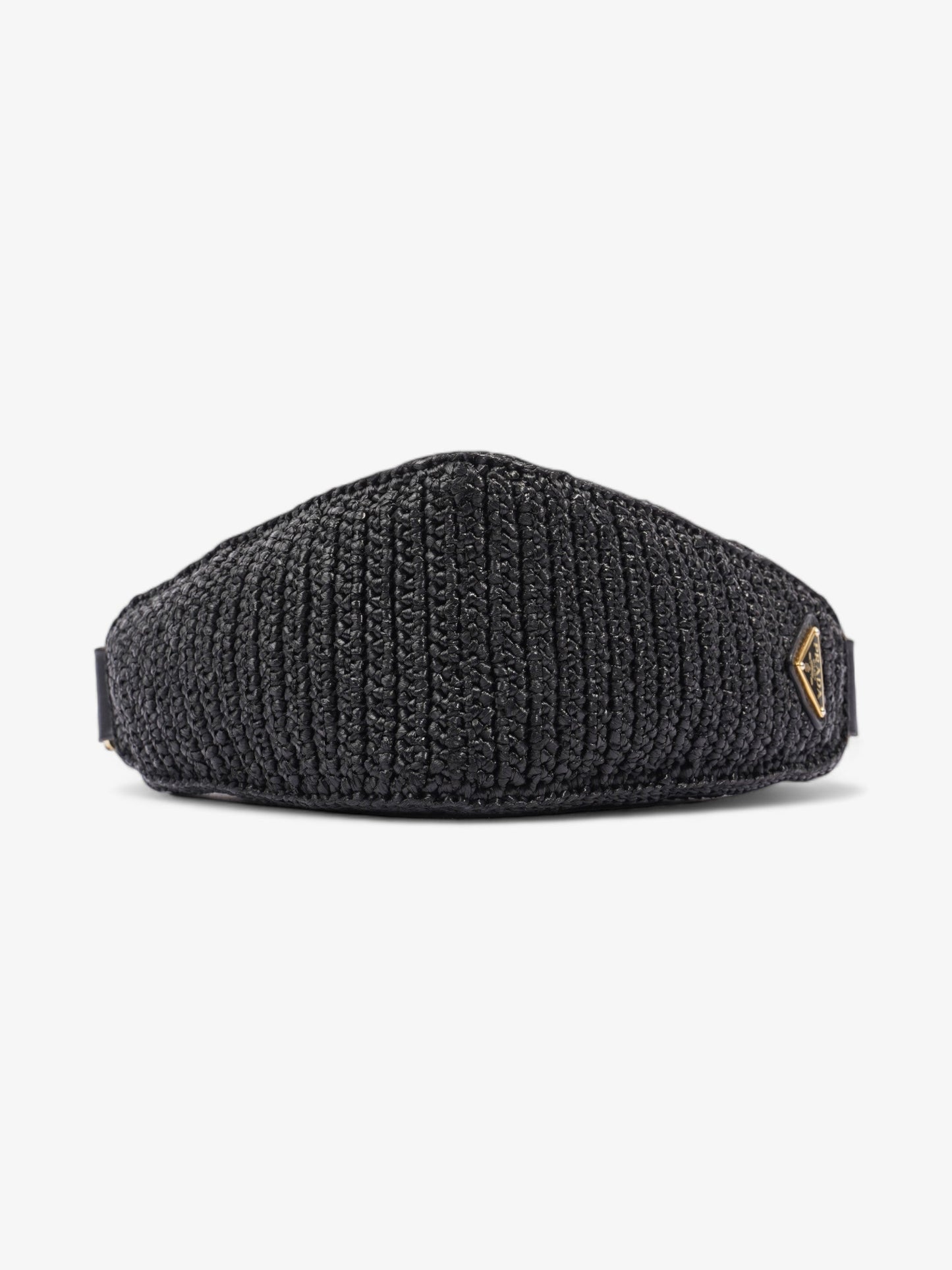 Prada Prada Crochet Black Raffia