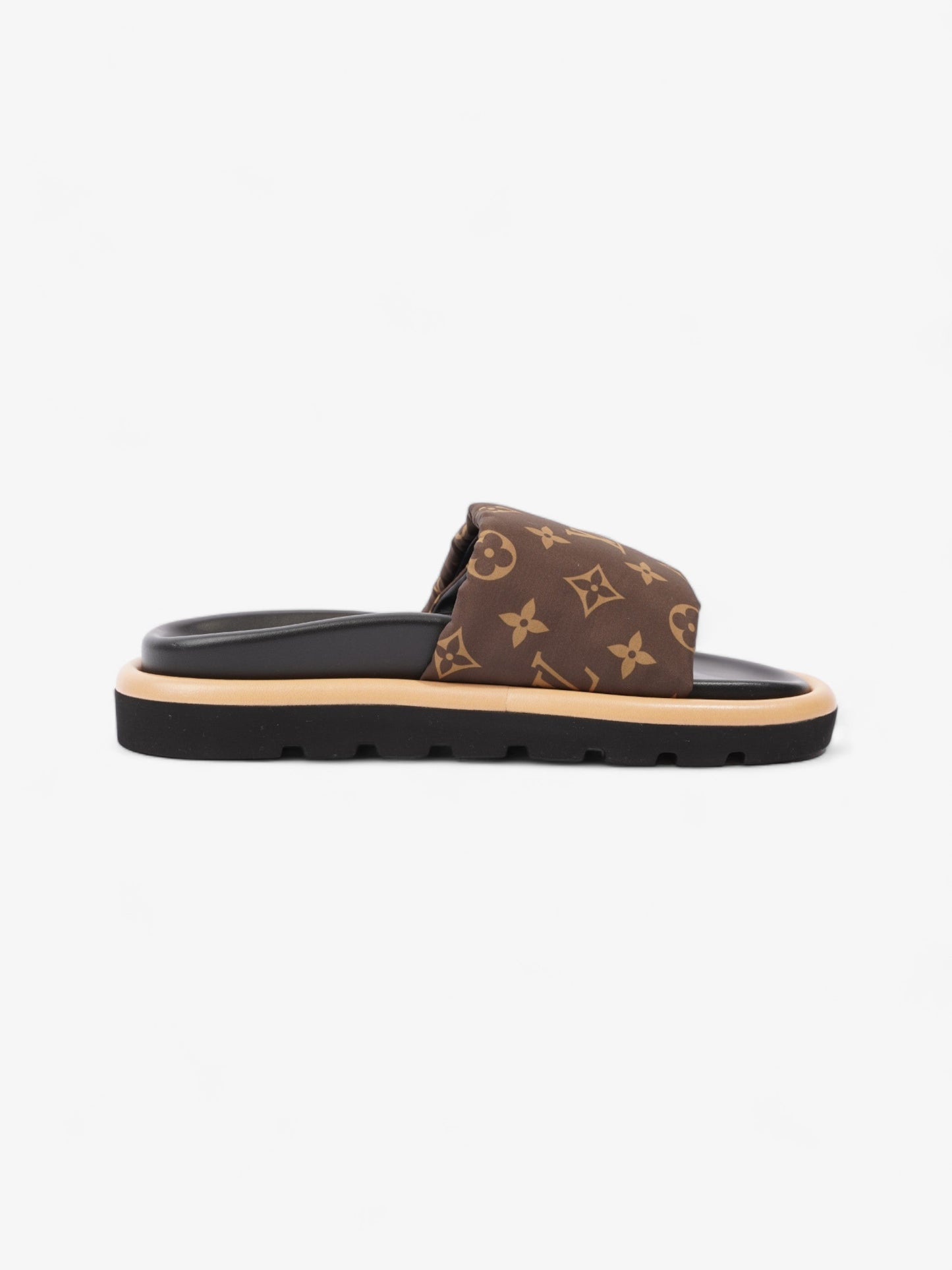Louis Vuitton Pillow slides Khaki Monogram Nylon EU 37 UK 4