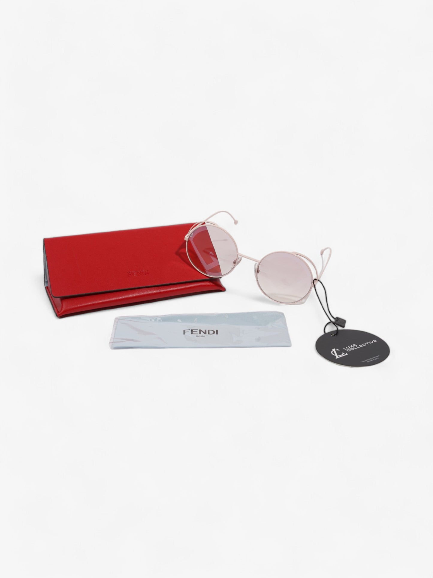 Fendi F is Fendi Sunglasses Pink Acetate 135mm