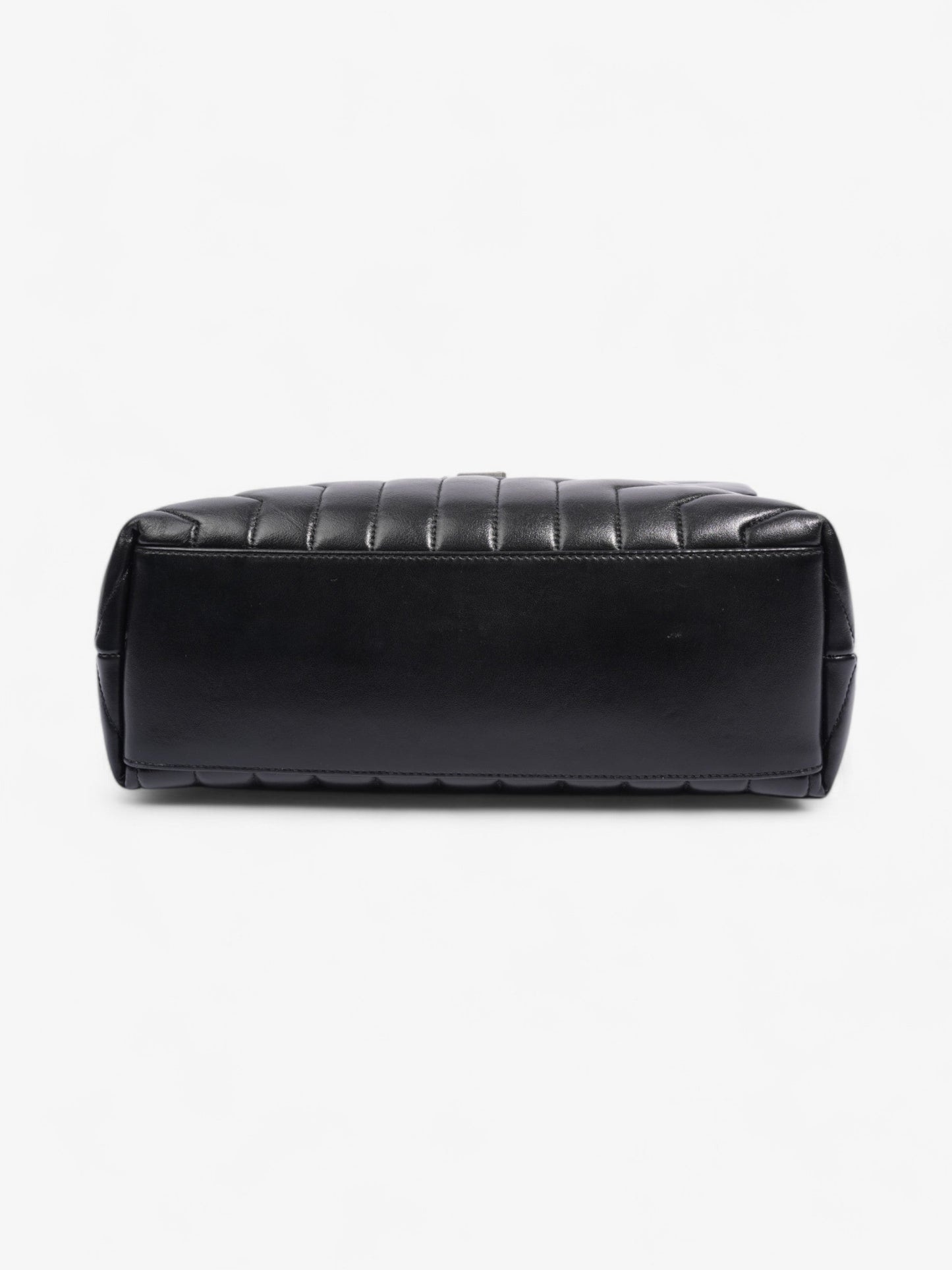 Saint Laurent Lou Lou Black Calfskin Leather Medium