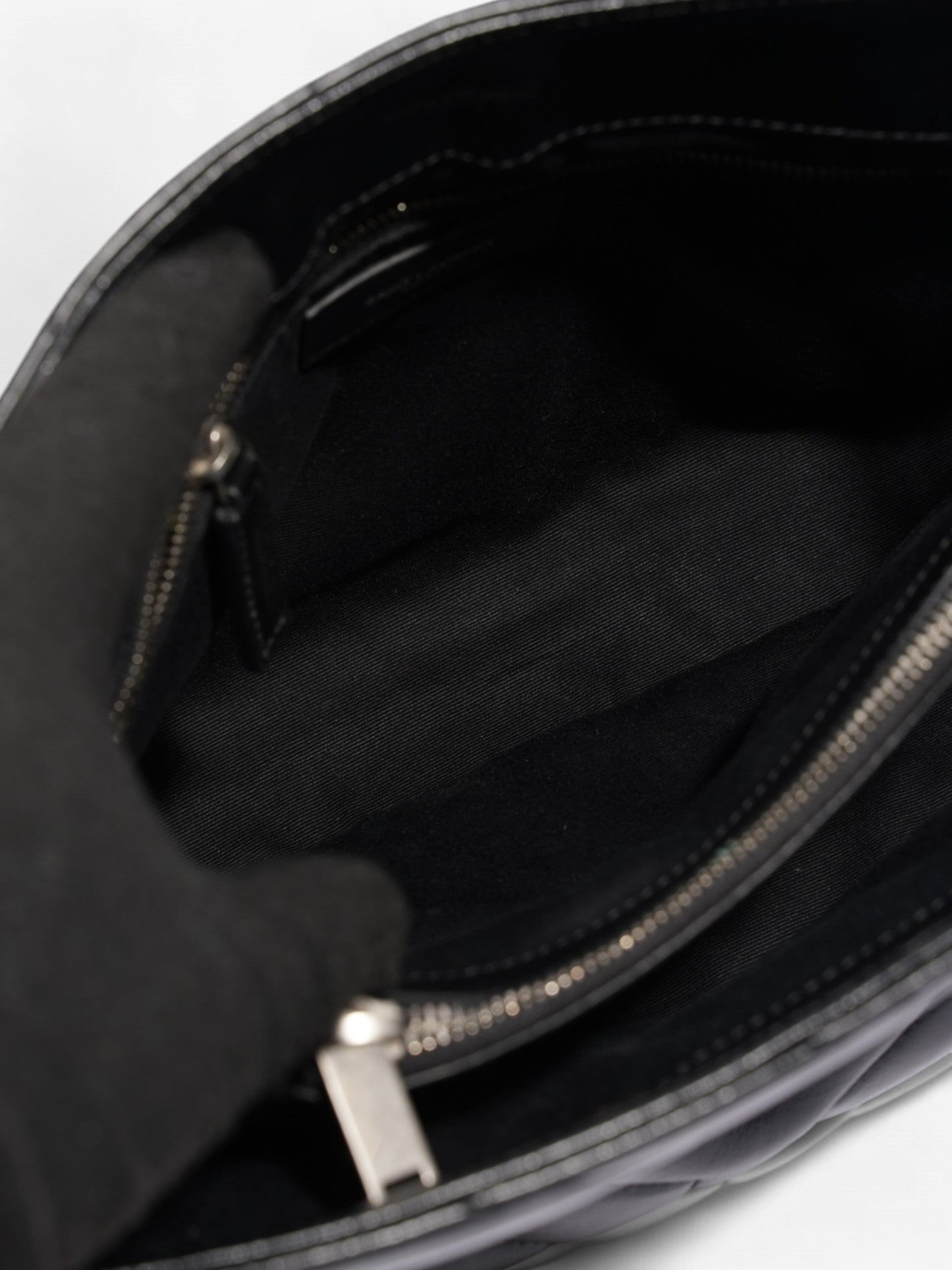 Saint Laurent Lou Lou Black Calfskin Leather Medium